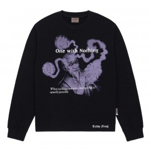 Black Teddy Fresh TF x Magic: The Gathering One With Nothing Sweatshirt | 5493CEVSL