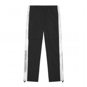 Black Teddy Fresh Zip Away 90s Nylon Pants | 2164KGNYR