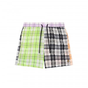 Multi Teddy Fresh Neon Panel Shorts | 2467MVCOH