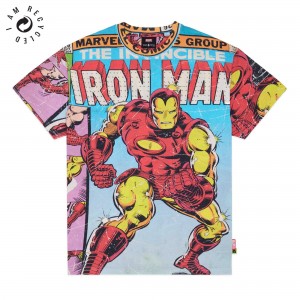 Multi Teddy Fresh TF x Marvel Iron Man Comic Tee | 8317DXPWV