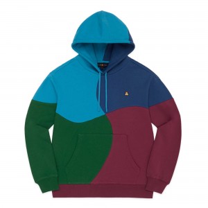 Multi Teddy Fresh Wave Patchwork Hoodie | 6397YZPGR