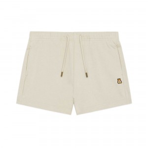 Natural Teddy Fresh Classic Fleece Shorts 3" | 5379EVHQG