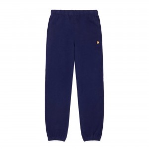 Navy Teddy Fresh Classic Sweatpants | 9356IDXNR