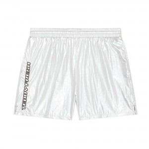 Silver Teddy Fresh Silver Panel Shorts | 9017PLJEY