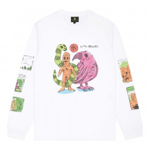 White Teddy Fresh TF x Samuel Finch Tee | 5841OHUIS