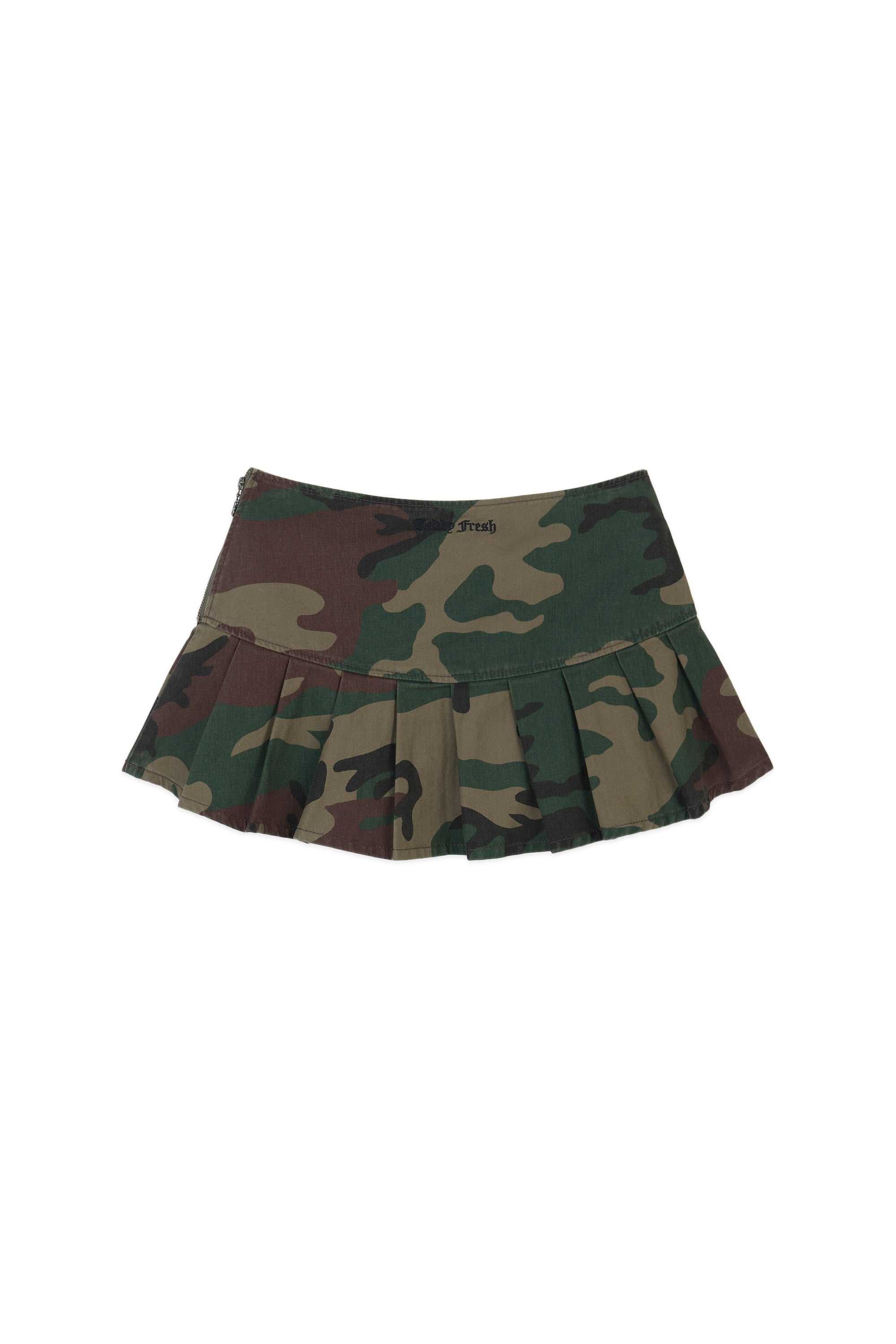 Army Teddy Fresh Bear Buckle Mini Skirt | 9016MEKFT