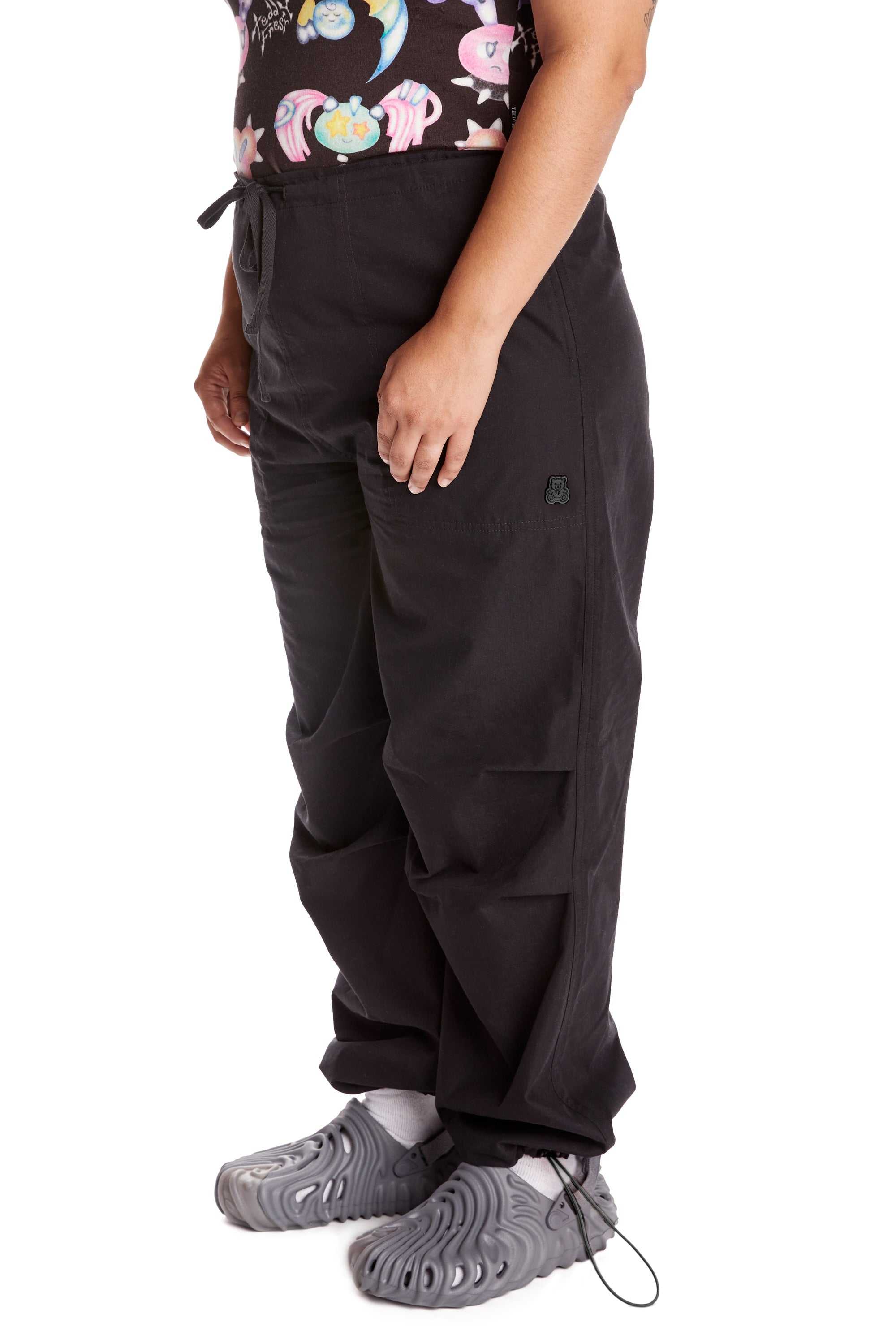 Black Teddy Fresh Baggy Poplin Pant | 3927JZEHI