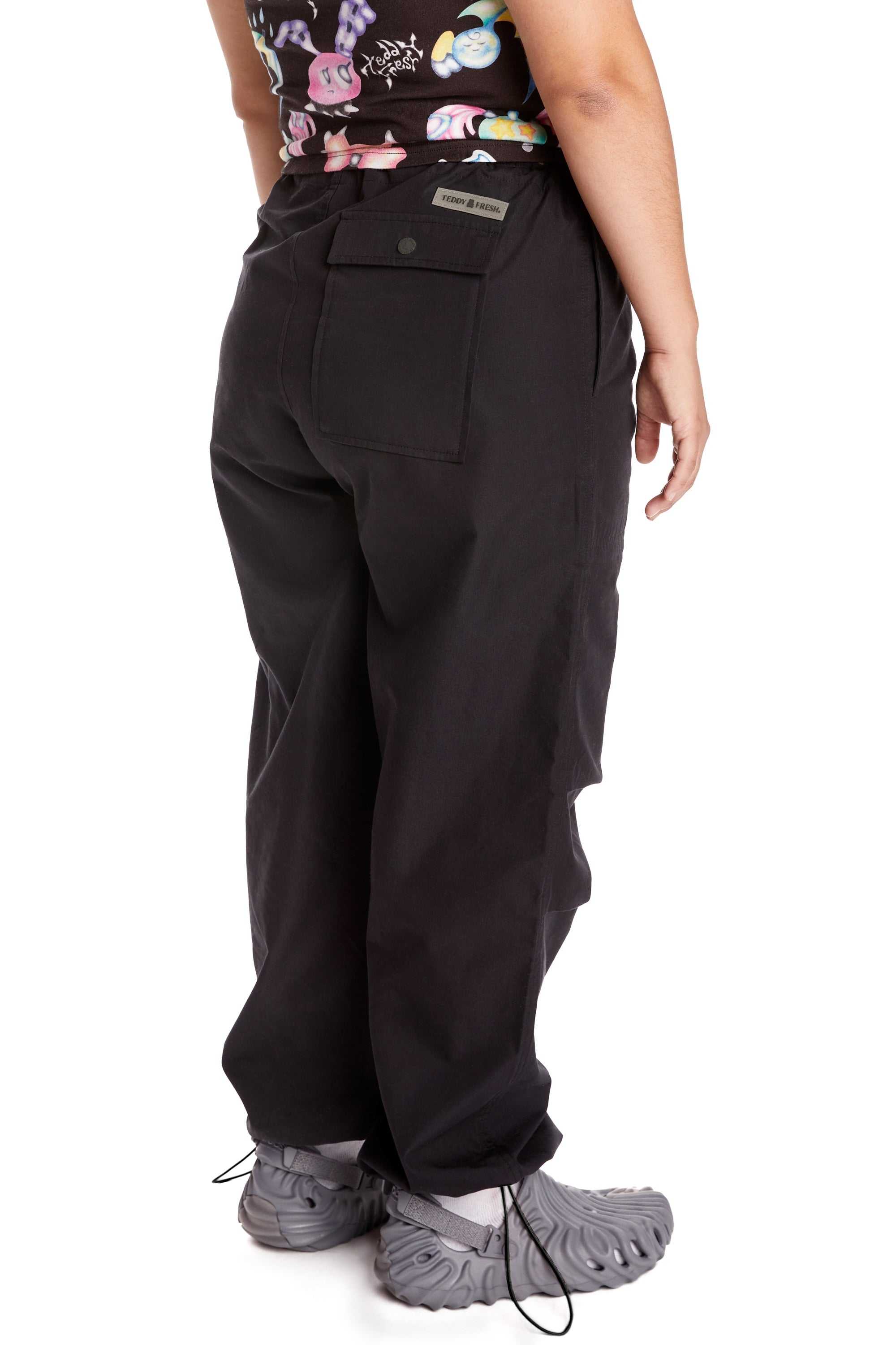 Black Teddy Fresh Baggy Poplin Pant | 3927JZEHI