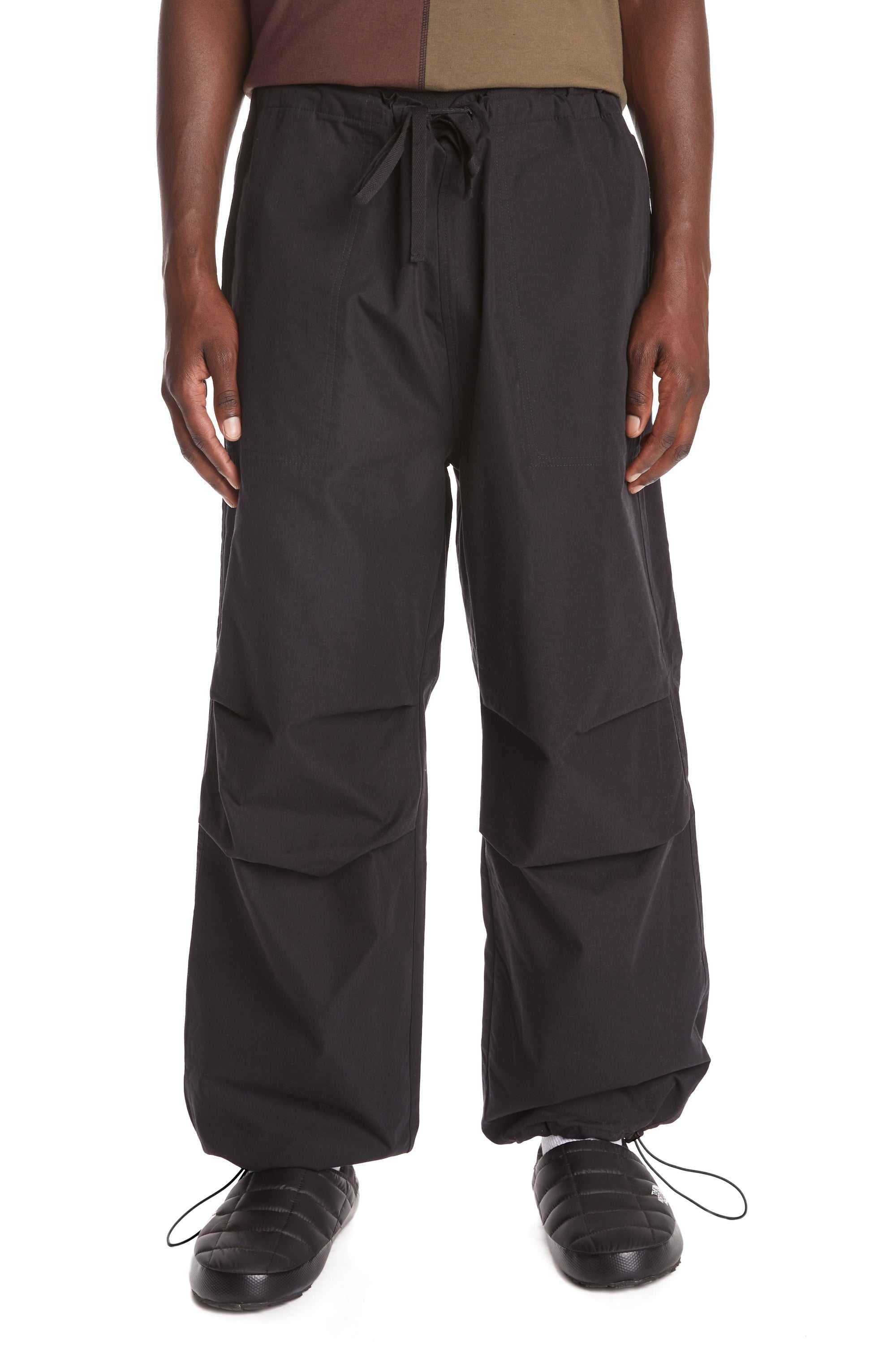 Black Teddy Fresh Baggy Poplin Pant | 3927JZEHI