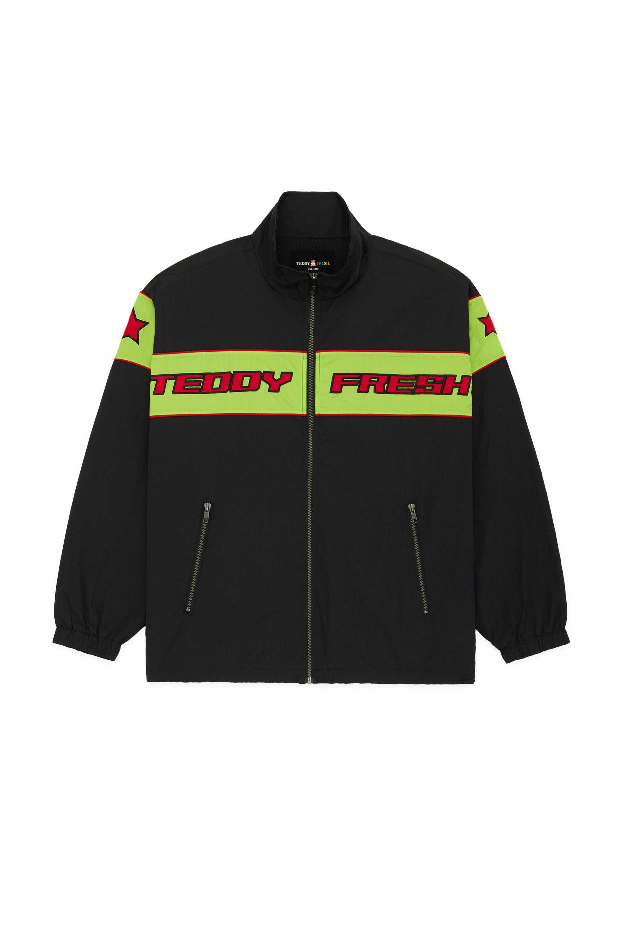 Black Teddy Fresh Boardwalk Windbreaker | 9086KORTV