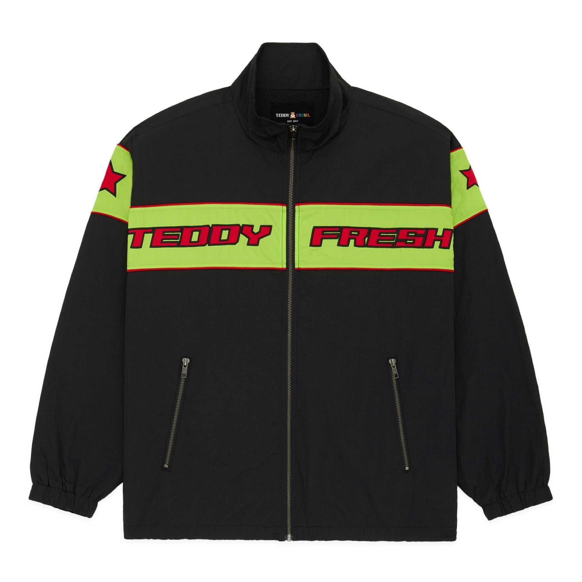 Black Teddy Fresh Boardwalk Windbreaker | 9086KORTV