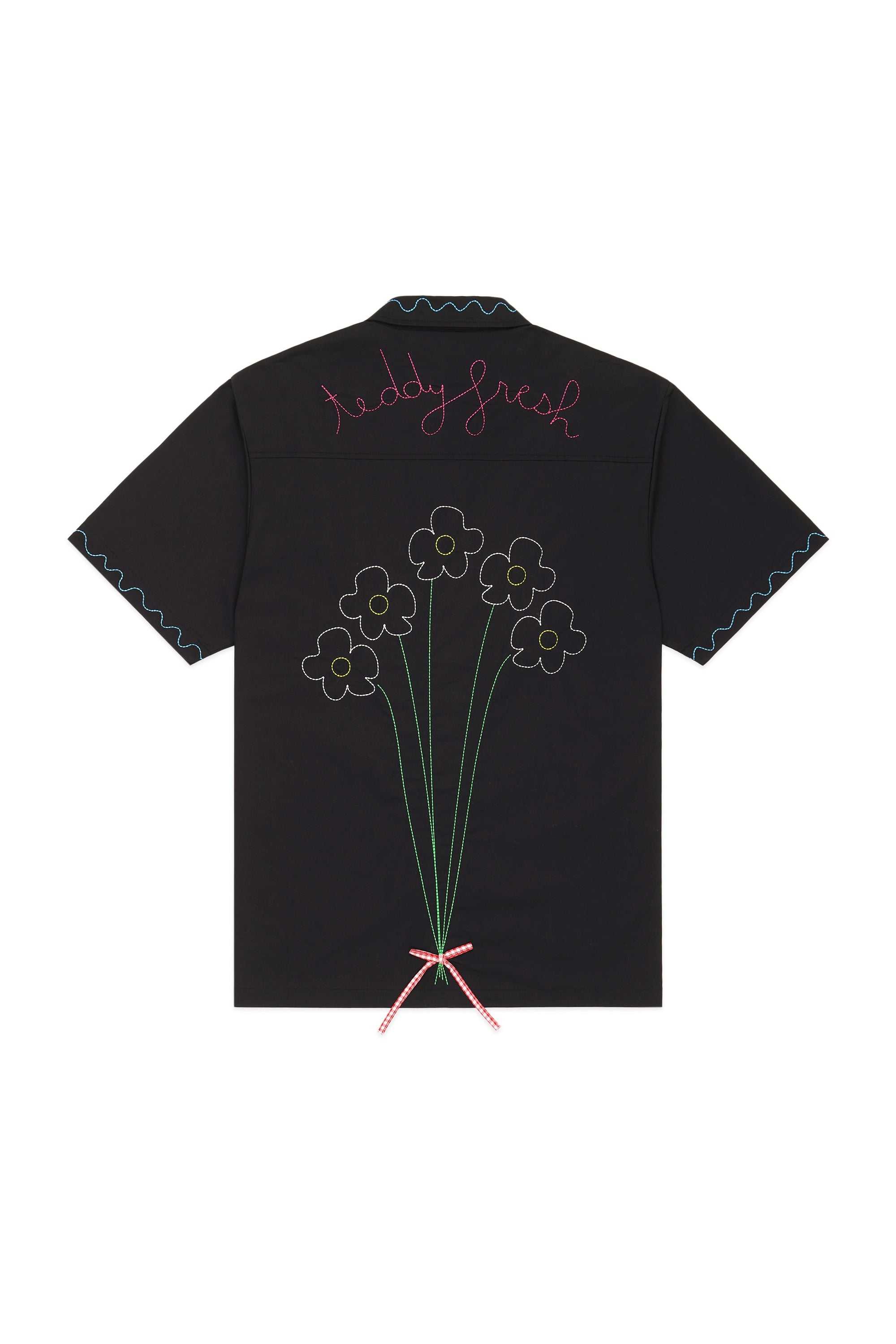 Black Teddy Fresh Bouquet Shirt | 3216ODXZL