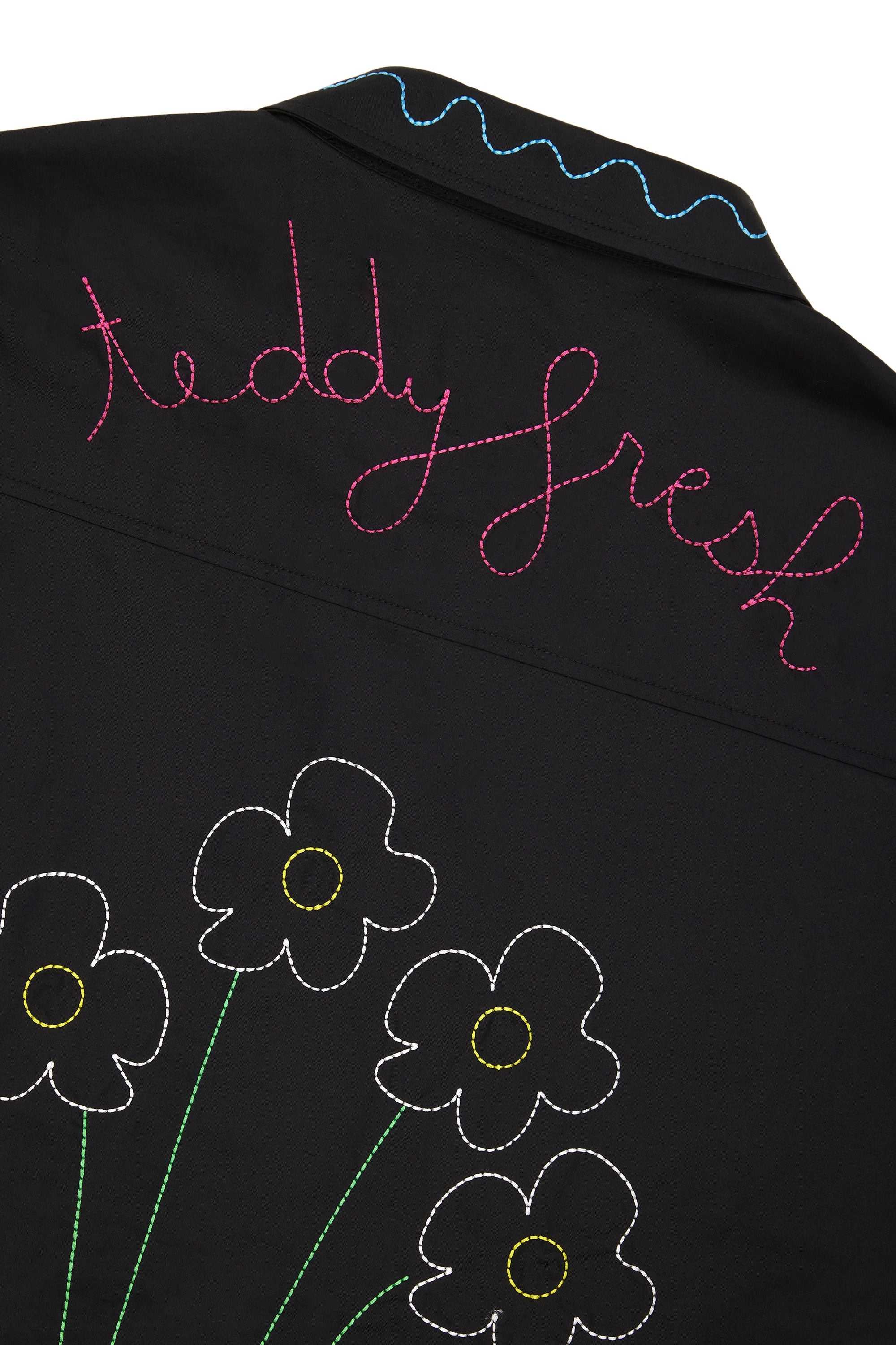 Black Teddy Fresh Bouquet Shirt | 3216ODXZL