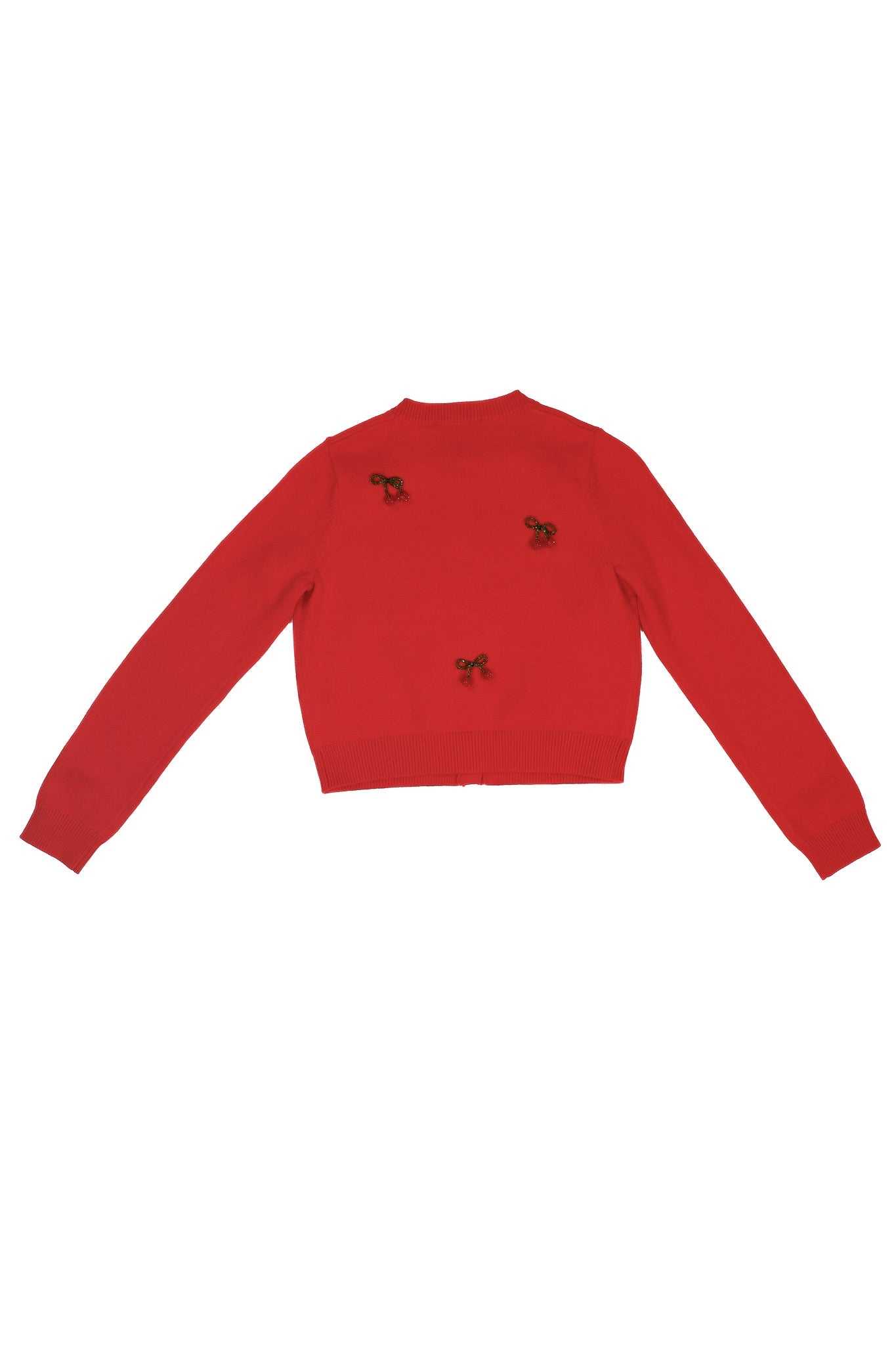 Black Teddy Fresh Cherry On Top Cardigan | 4039RDCBF