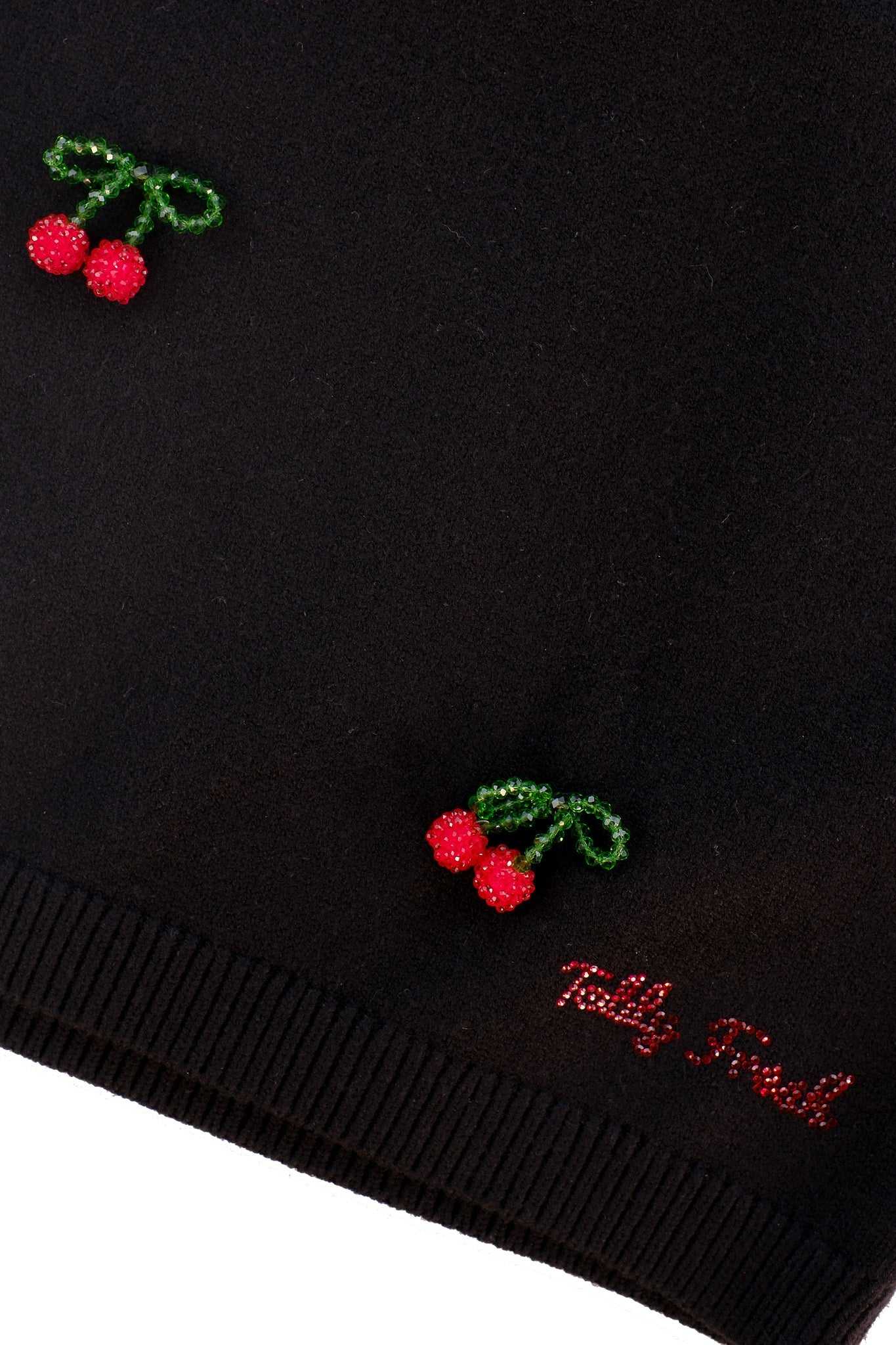 Black Teddy Fresh Cherry On Top Knit Skirt | 5368HZADW