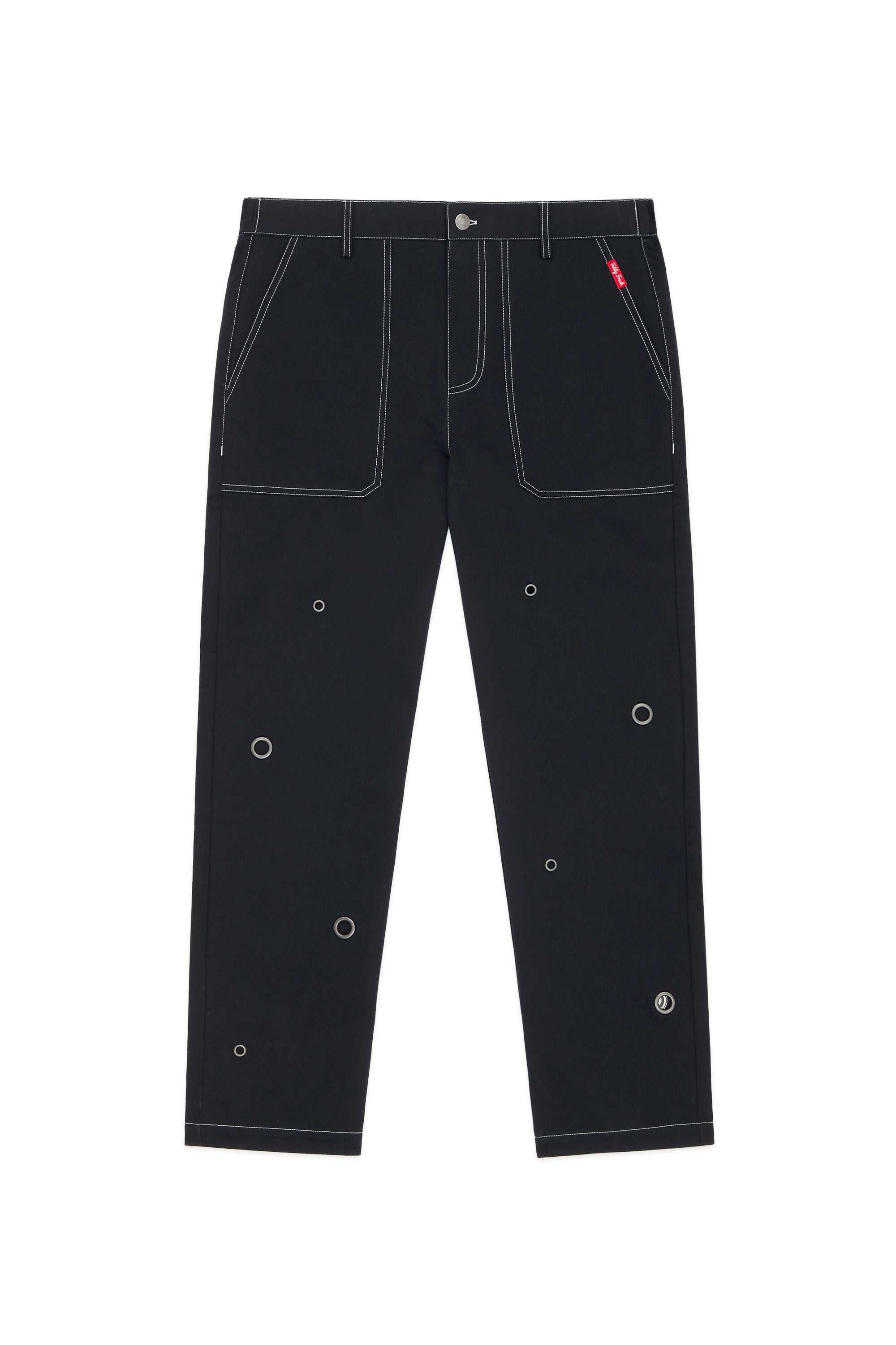 Black Teddy Fresh Eyelet Work Pants | 8741GUCQB