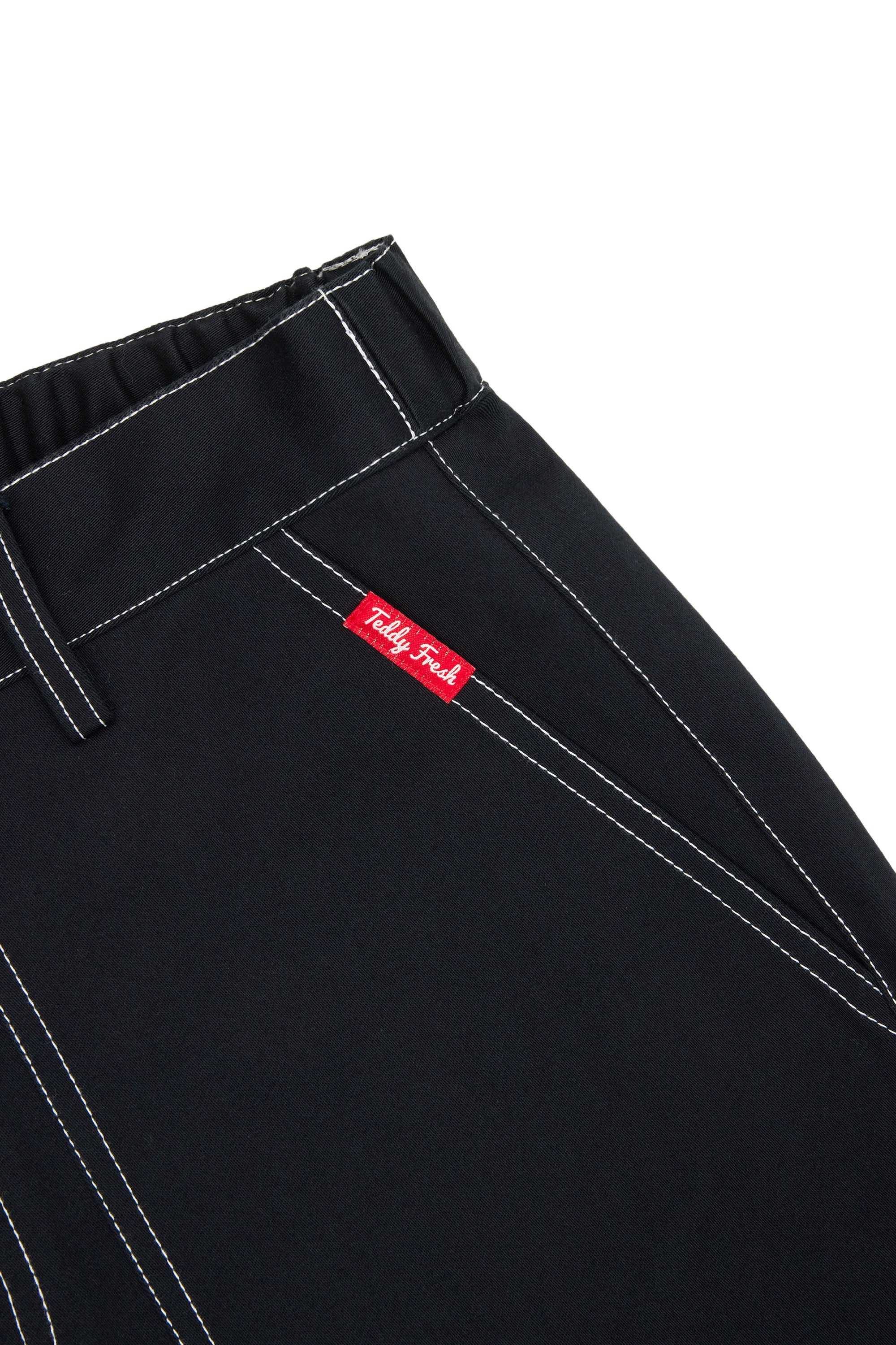 Black Teddy Fresh Eyelet Work Pants | 8741GUCQB