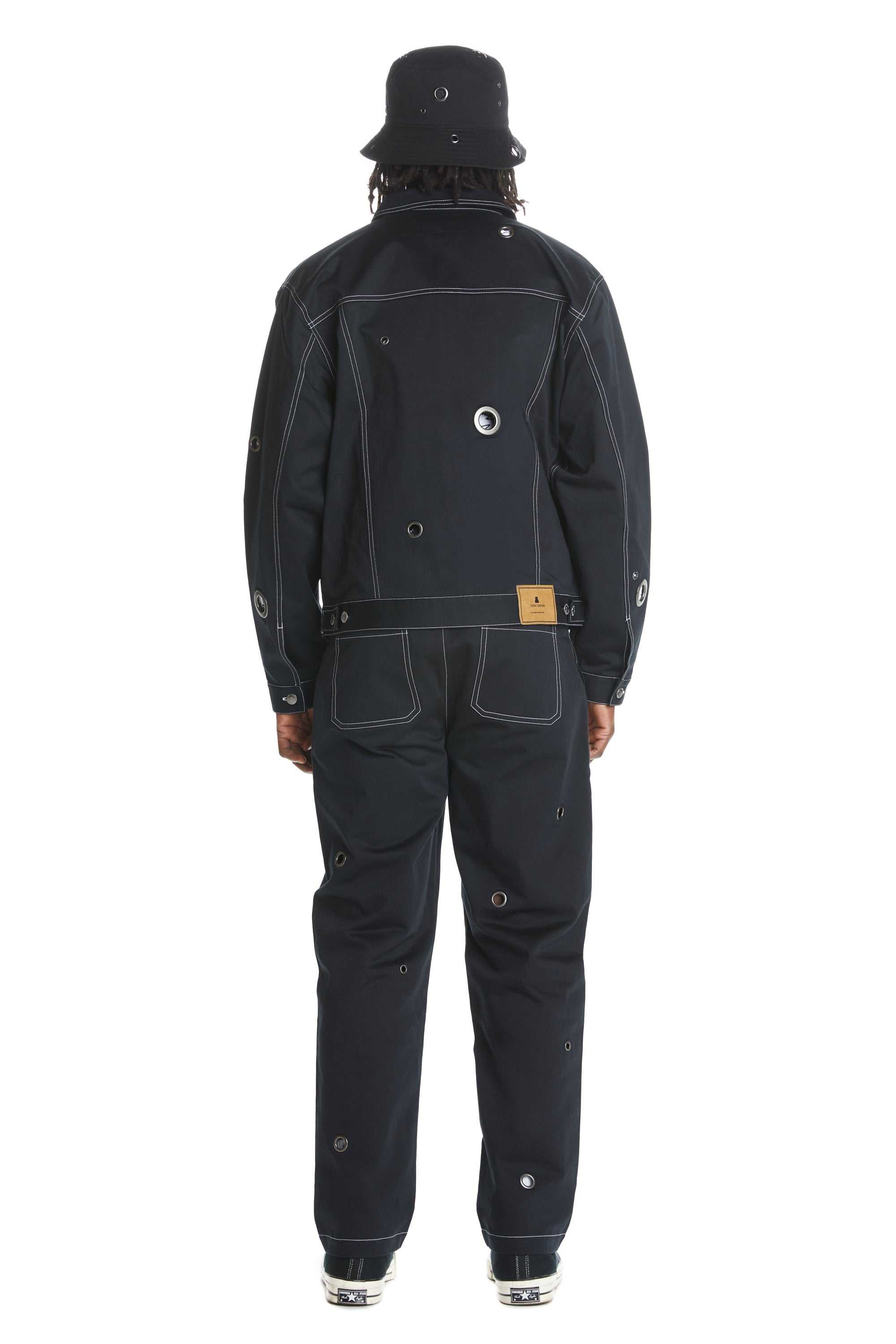 Black Teddy Fresh Eyelet Work Pants | 8741GUCQB