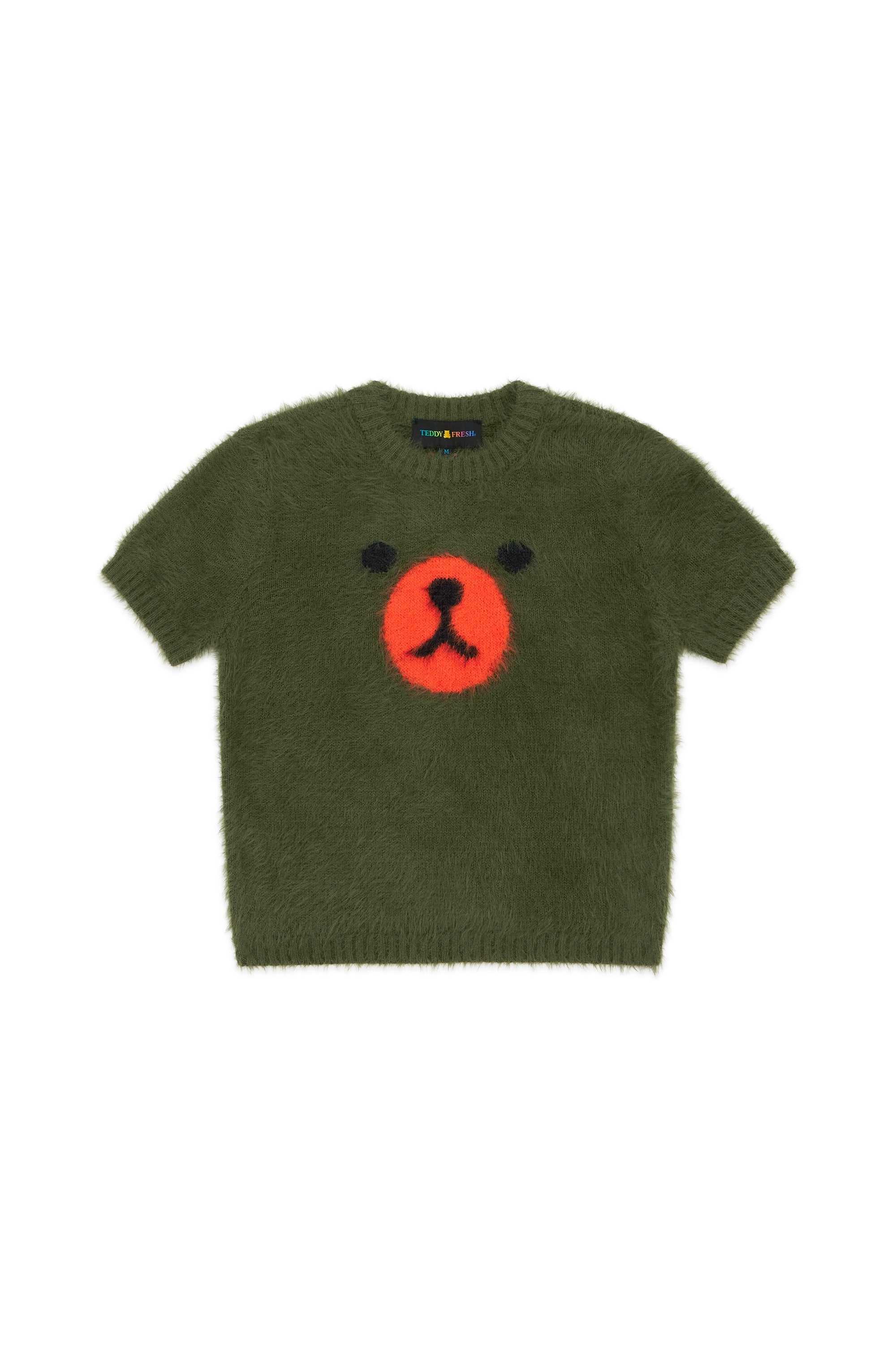 Black Teddy Fresh Fluffy Bear Sweater | 1607PQDIJ