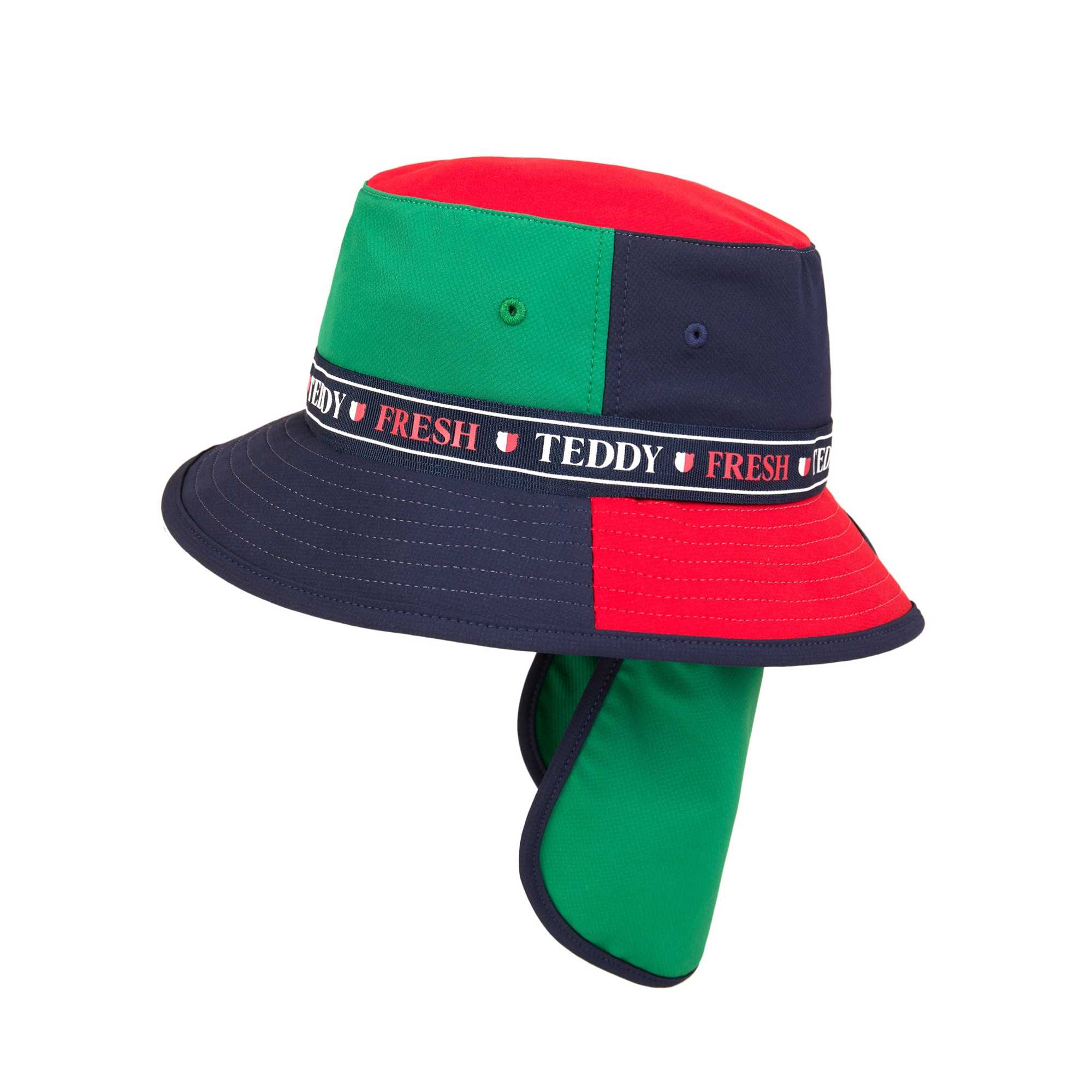 Black Teddy Fresh Shade Nylon Bucket Hat | 4158MDOFS