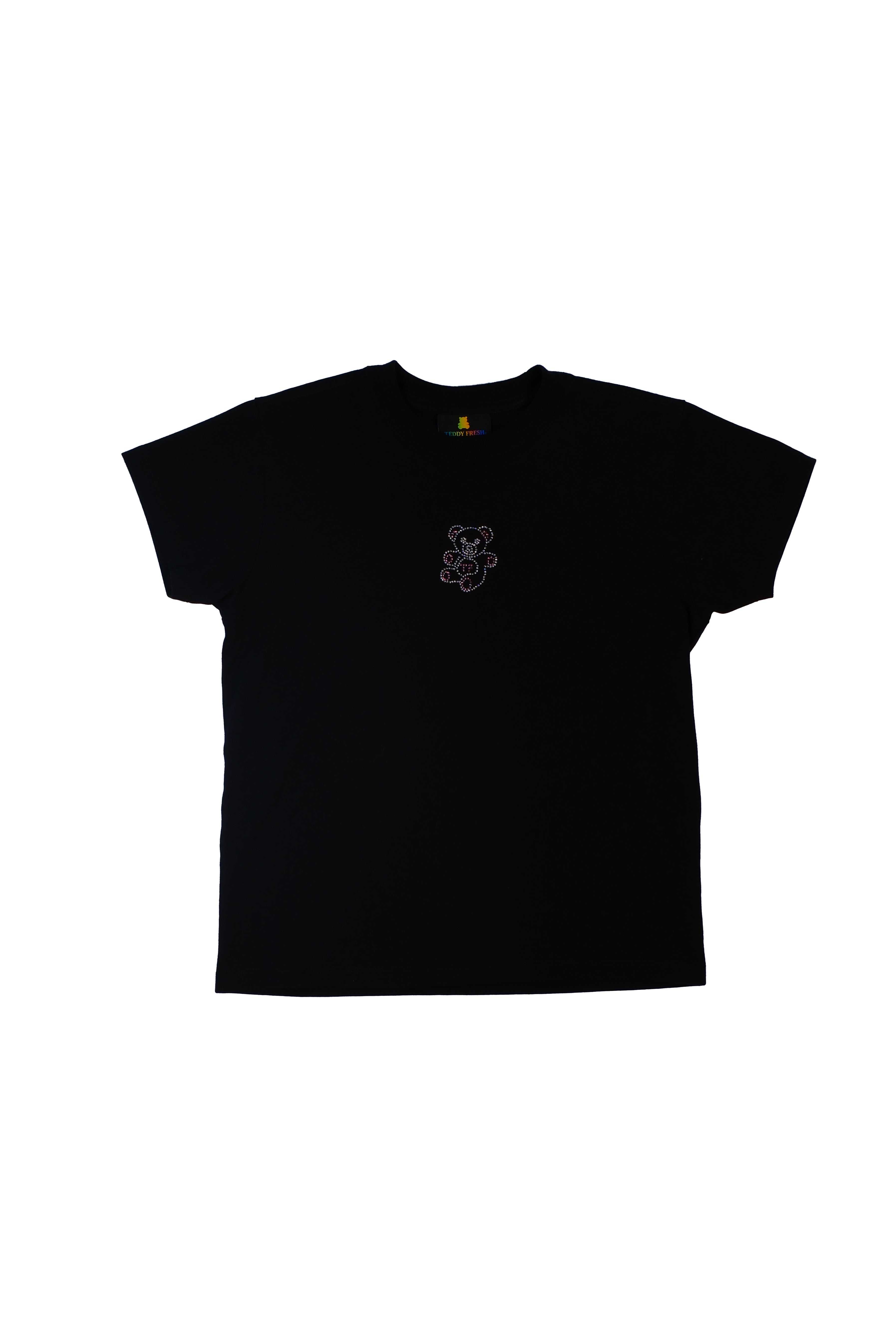 Black Teddy Fresh Sparkle Bear Tee | 7089PXSOE