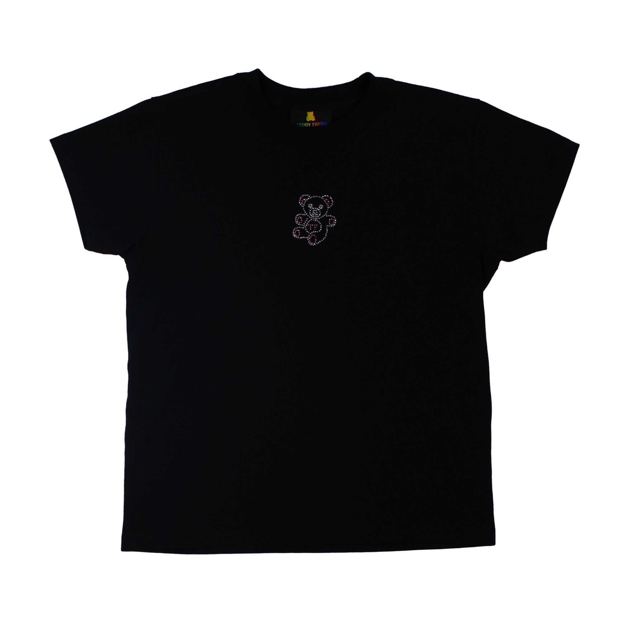 Black Teddy Fresh Sparkle Bear Tee | 7089PXSOE