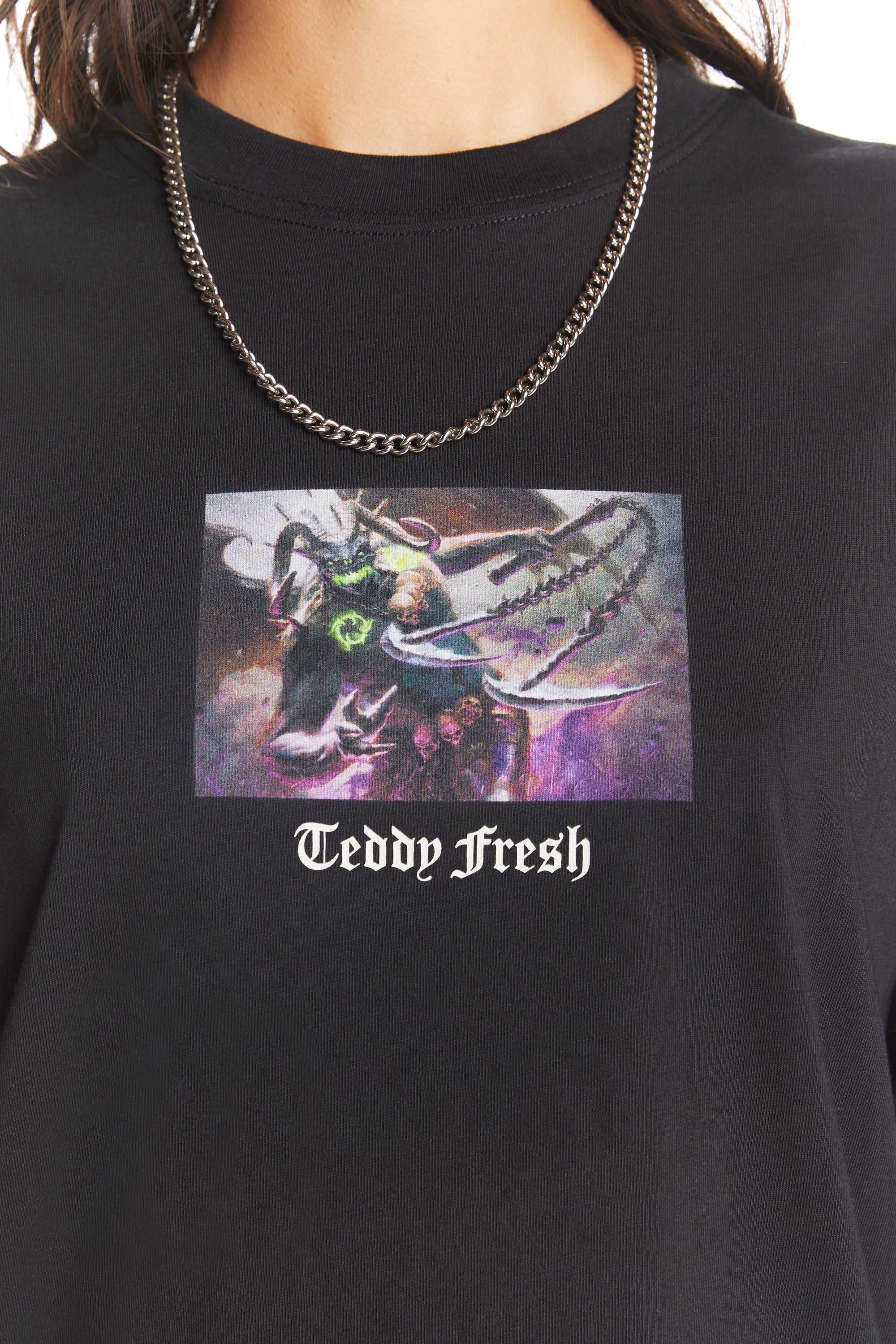 Black Teddy Fresh TF x Magic: The Gathering Archfiend Of Despair Tee | 3407RGOAH