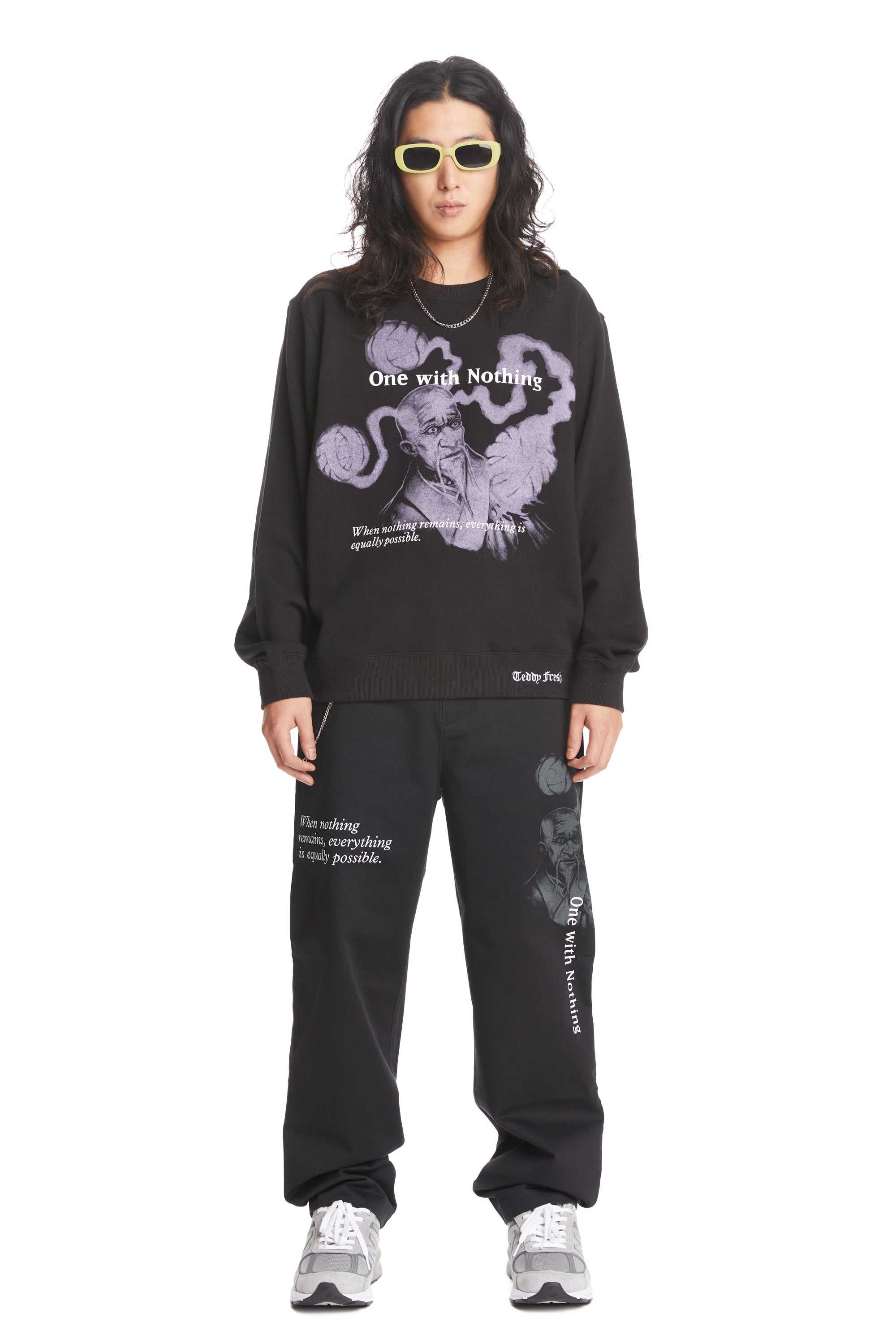 Black Teddy Fresh TF x Magic: The Gathering One With Nothing Sweatshirt | 5493CEVSL