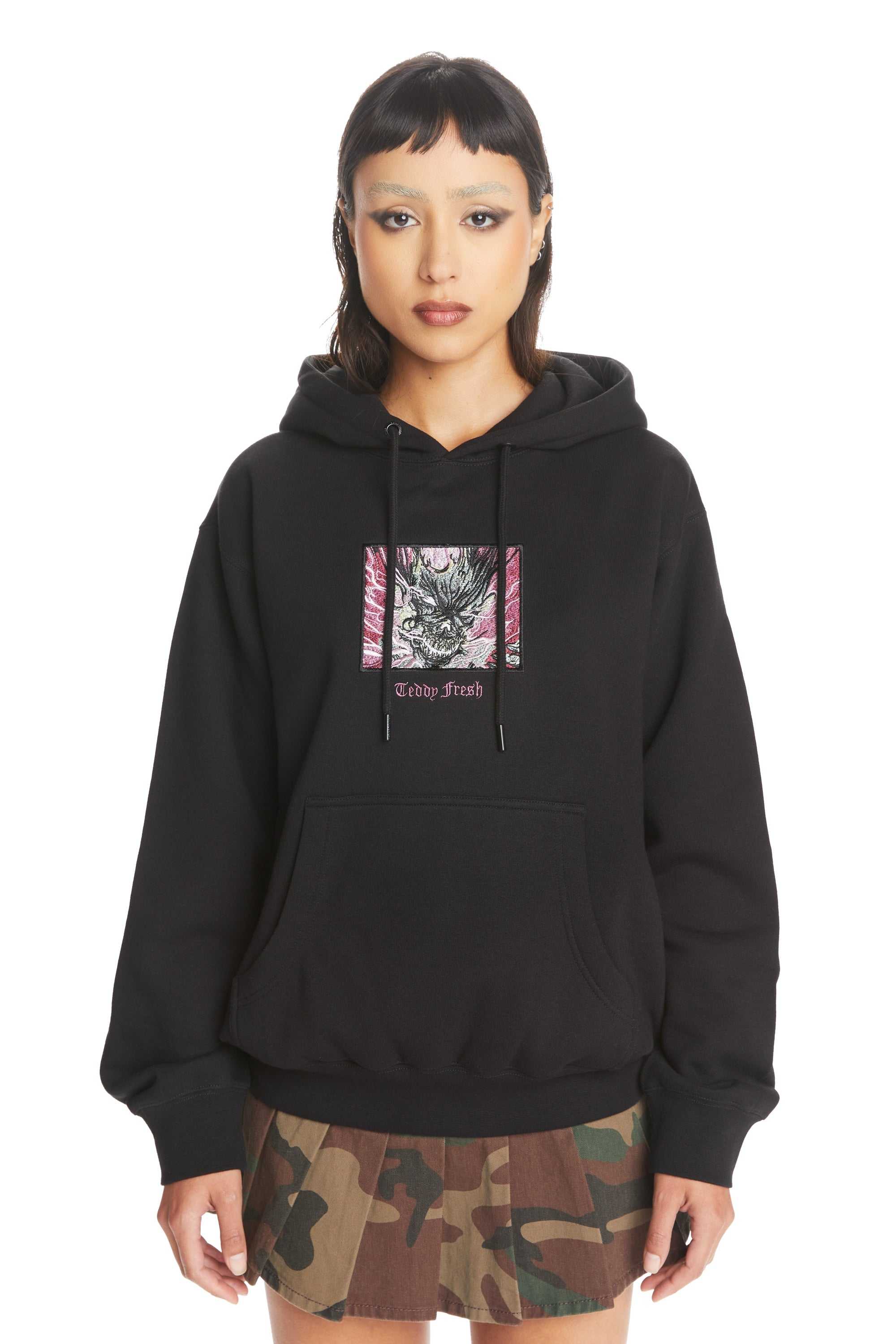 Black Teddy Fresh TF x Magic: The Gathering Blightning Hoodie | 7103QCEPT