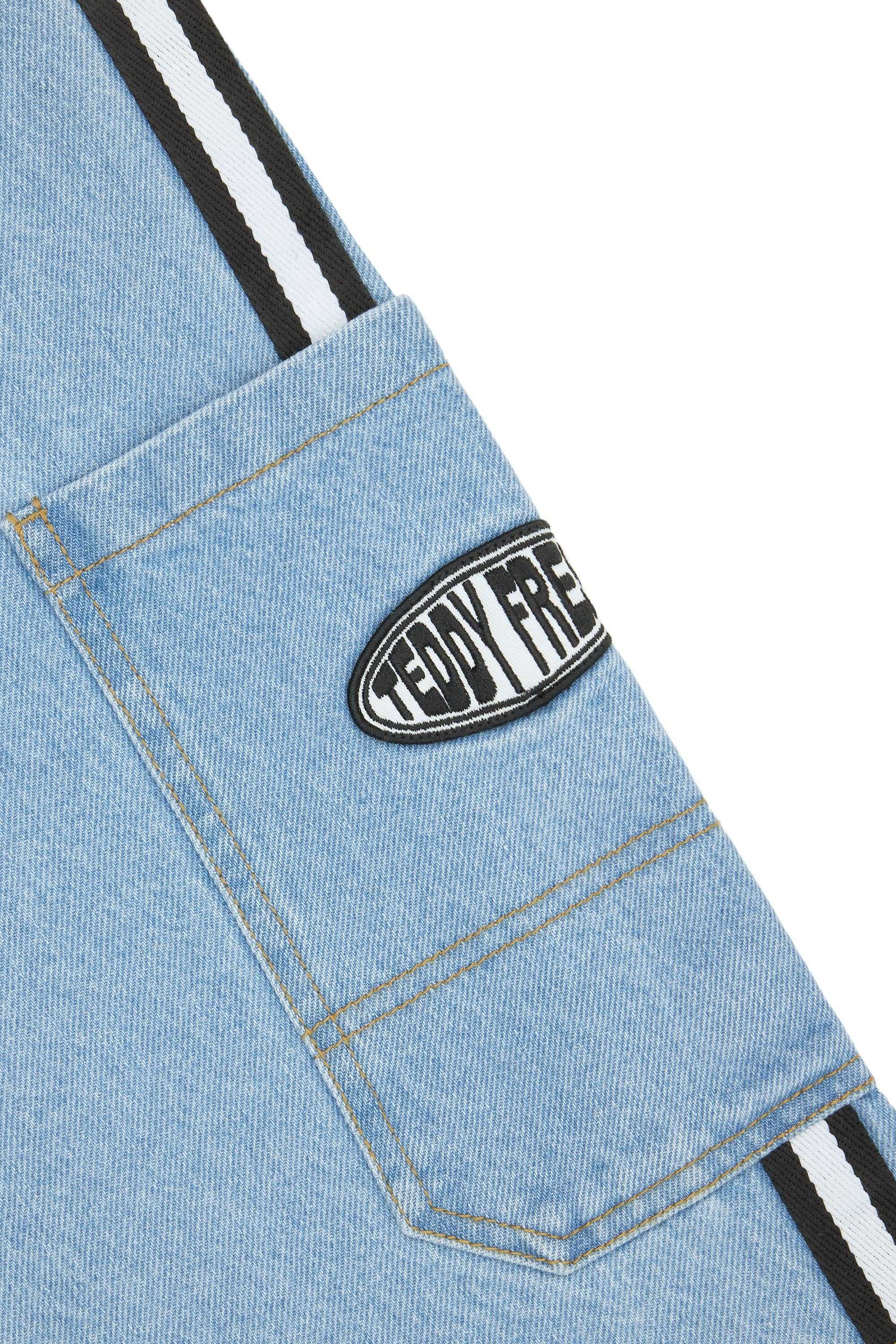 Blue Denim Teddy Fresh 90s Baggy Denim Shorts | 4390KQWOF