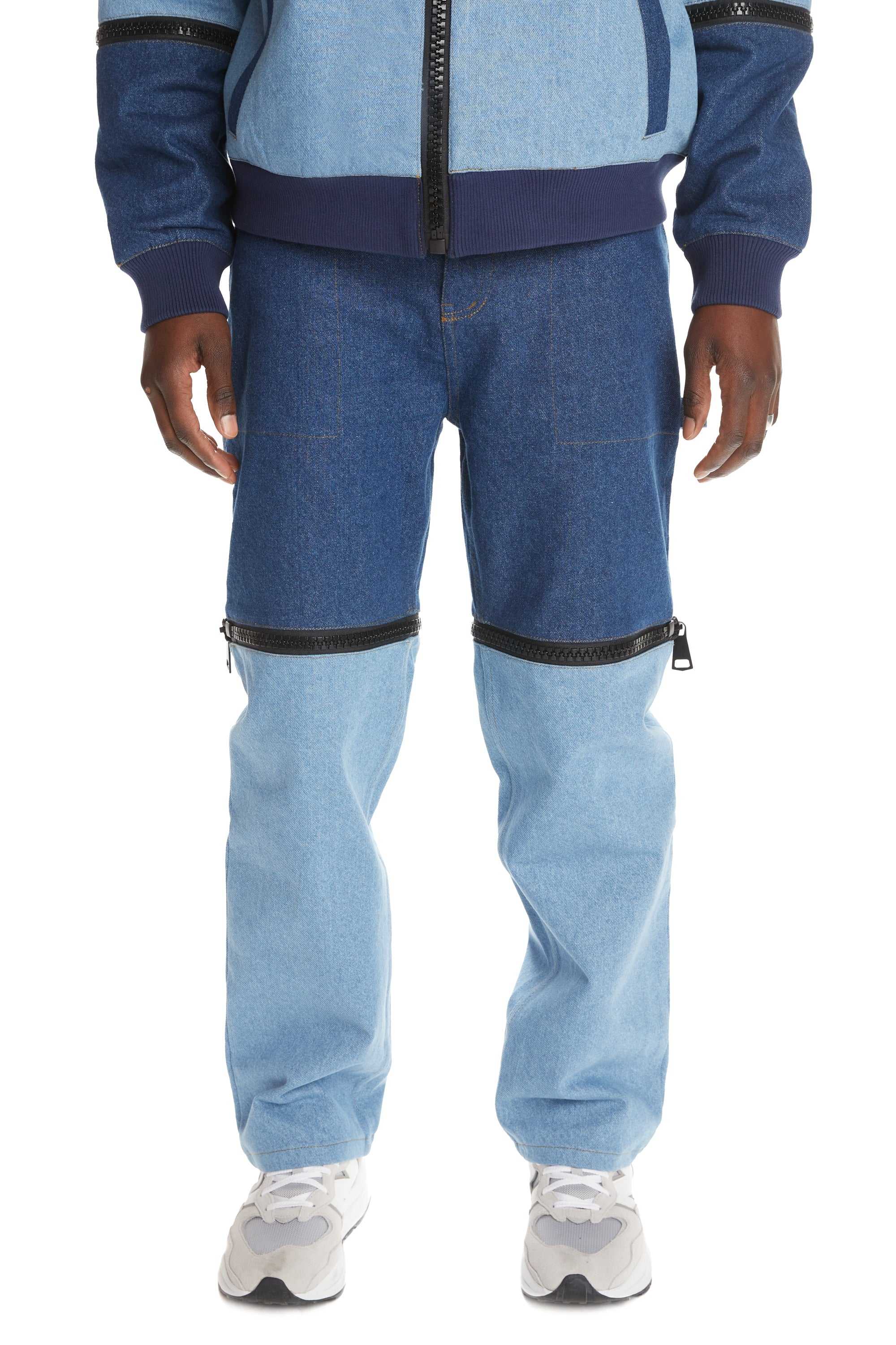 Blue Teddy Fresh Zip Off Denim Pants | 7928QOHFM