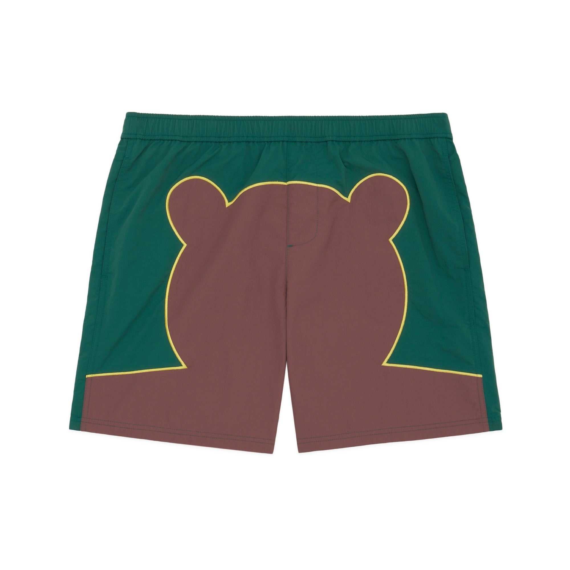 Brick Red Teddy Fresh Bear Silhouette Swim Shorts | 1458UEFIY