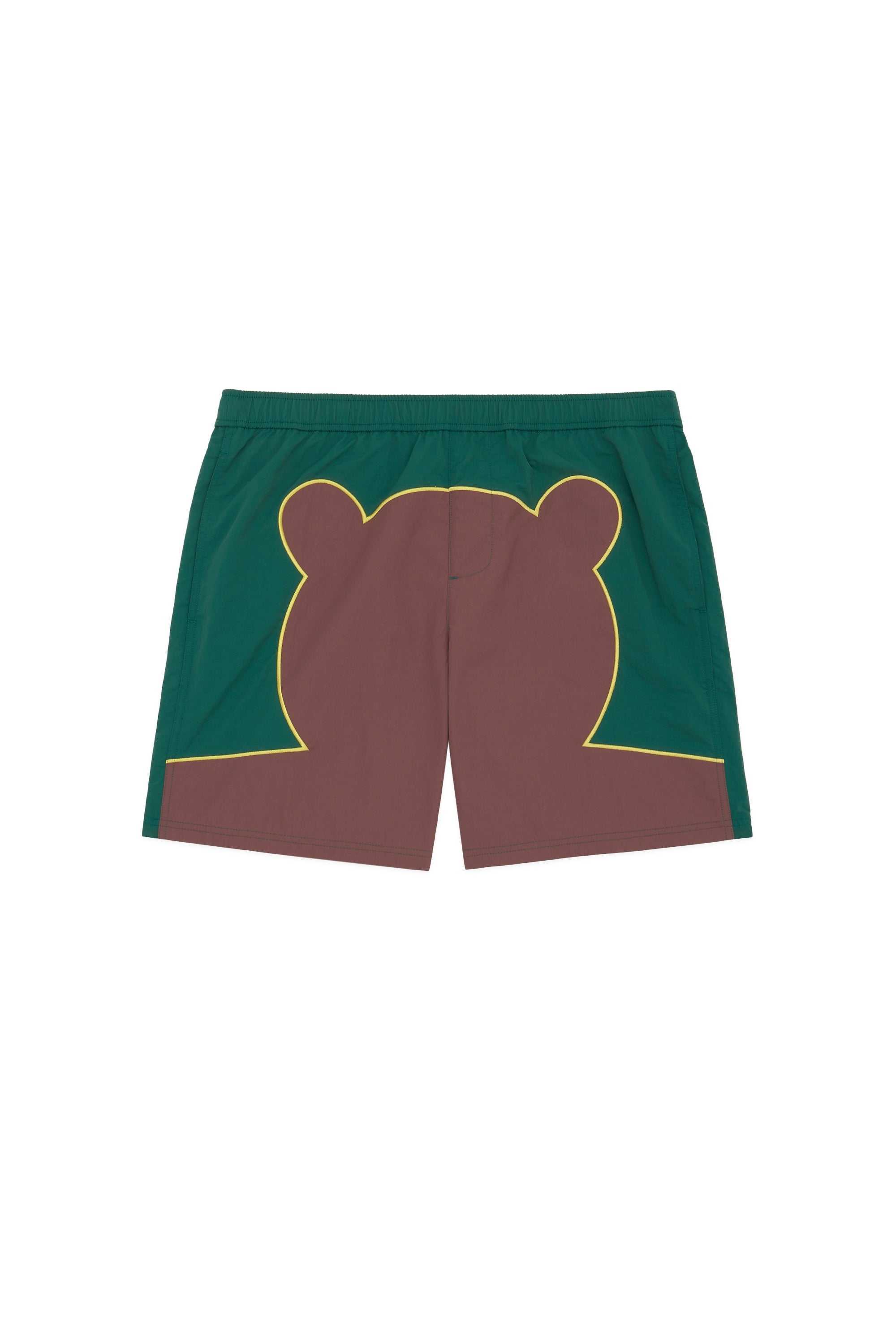 Brick Red Teddy Fresh Bear Silhouette Swim Shorts | 1458UEFIY