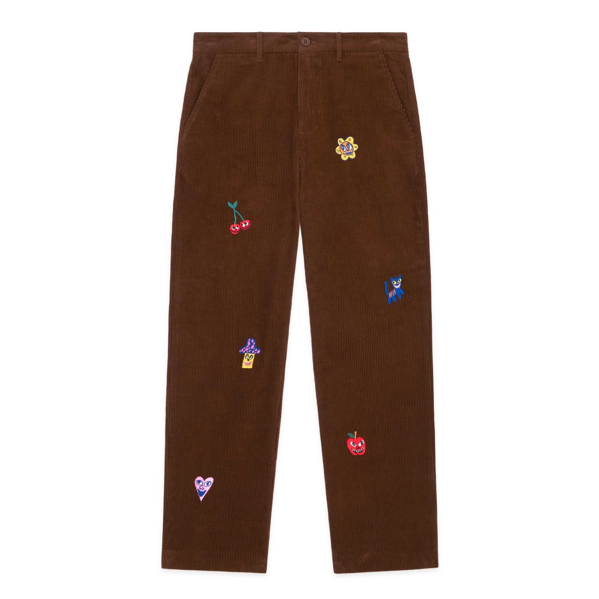 Brown Teddy Fresh Applique Corduroy Pants | 2170QSZXD