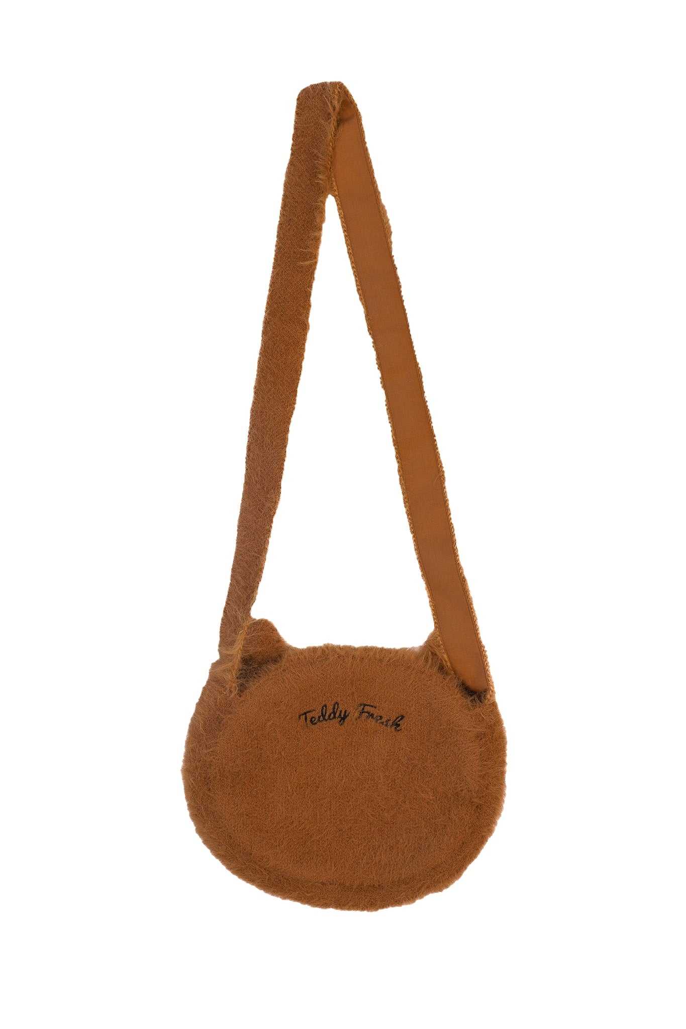 Brown Teddy Fresh Fuzzy Knit Bear Bag | 6520ELXMA