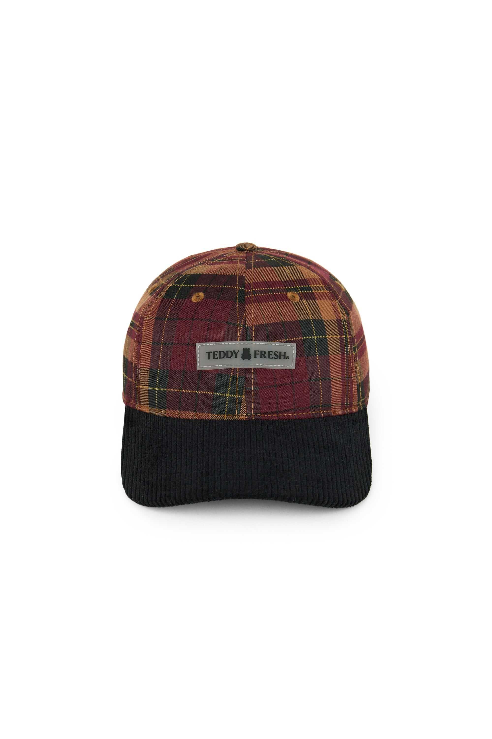 Brown Teddy Fresh Plaid Dad Hat | 2410XBTCA