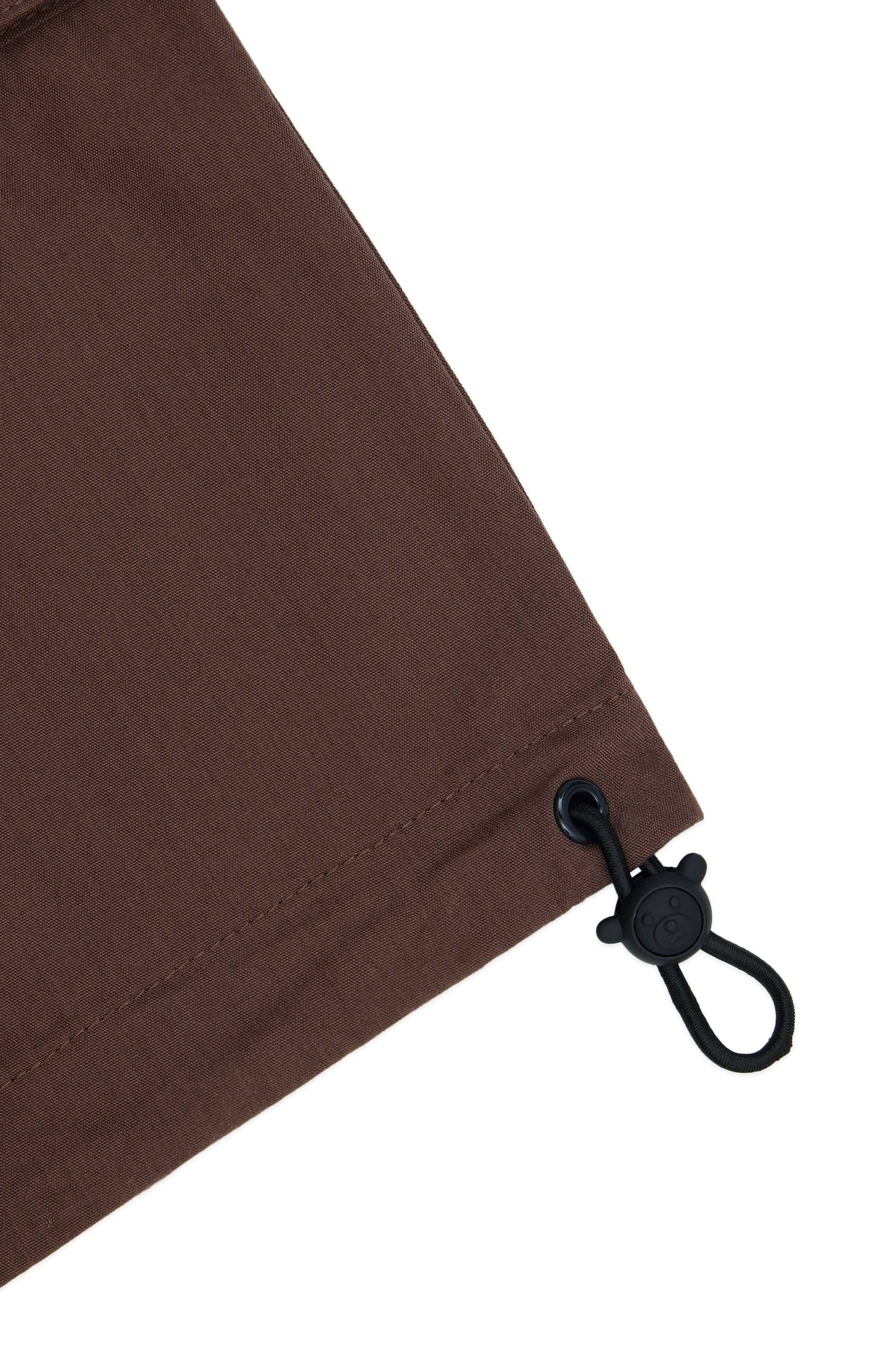 Brown Teddy Fresh Poplin Parachute Skirt | 5904ZKHBT