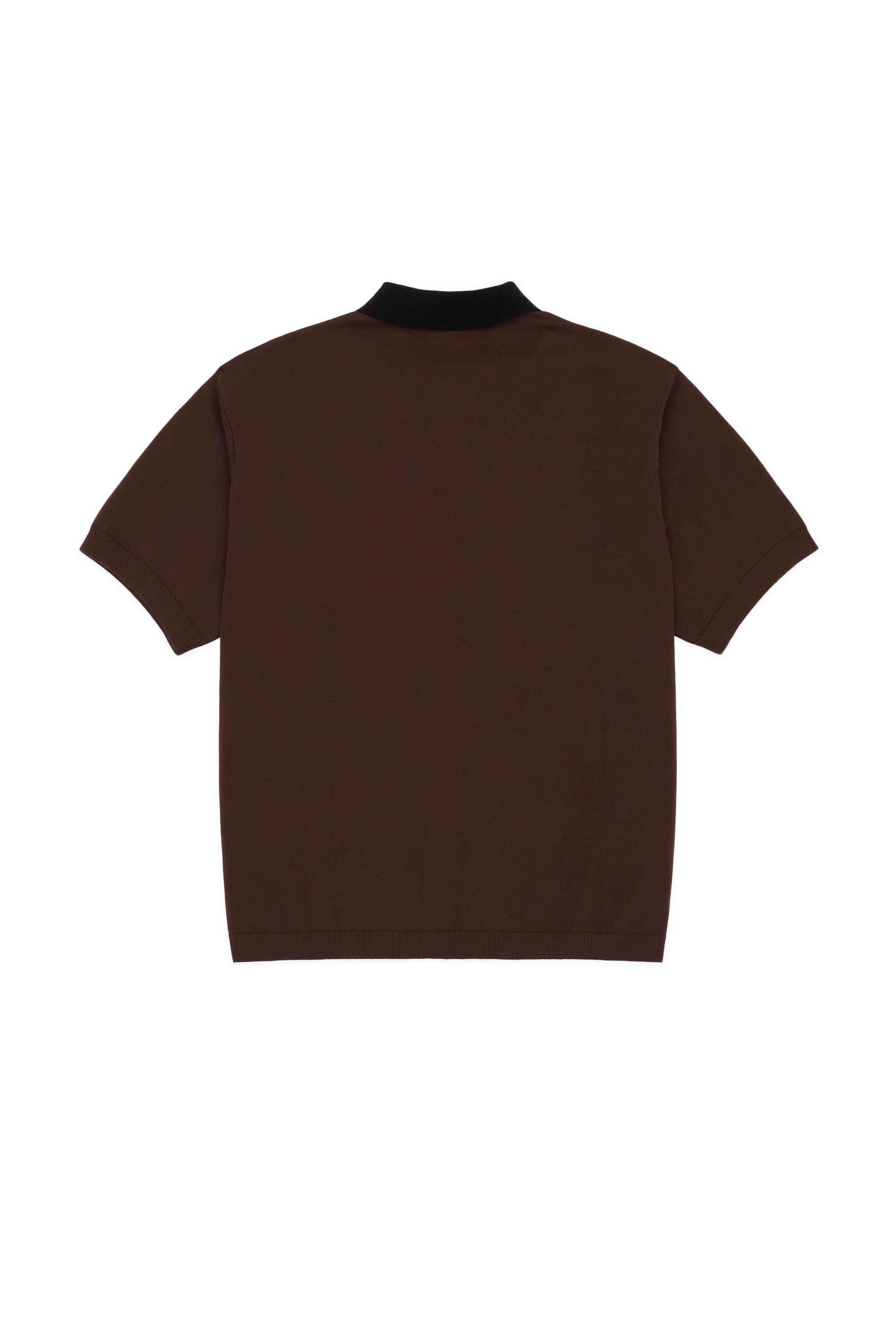 Brown Teddy Fresh Road Trip Zip Polo | 9425UOFHT