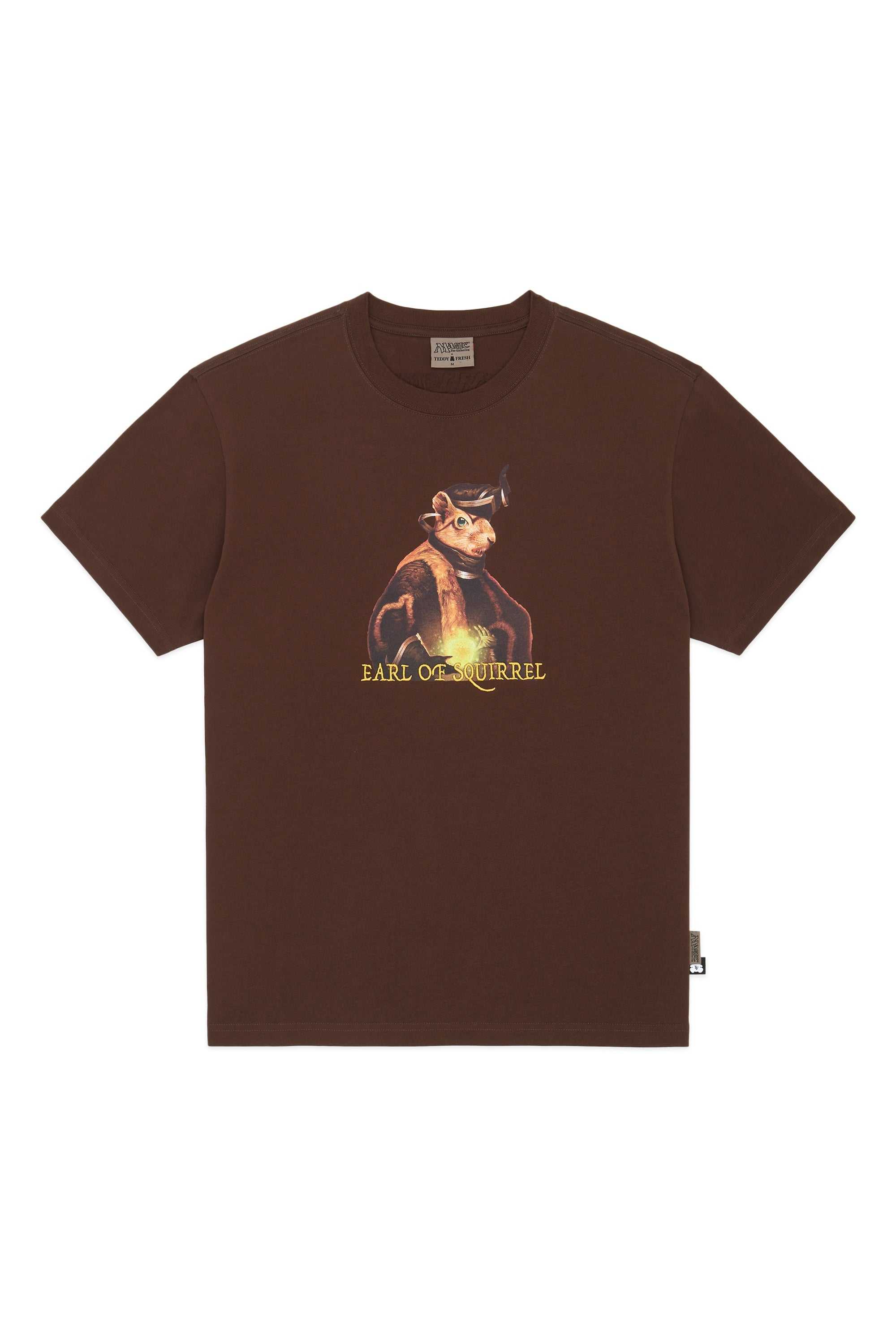 Brown Teddy Fresh TF x Magic: The Gathering Earl Of Squirrel Tee | 9380ZURFV