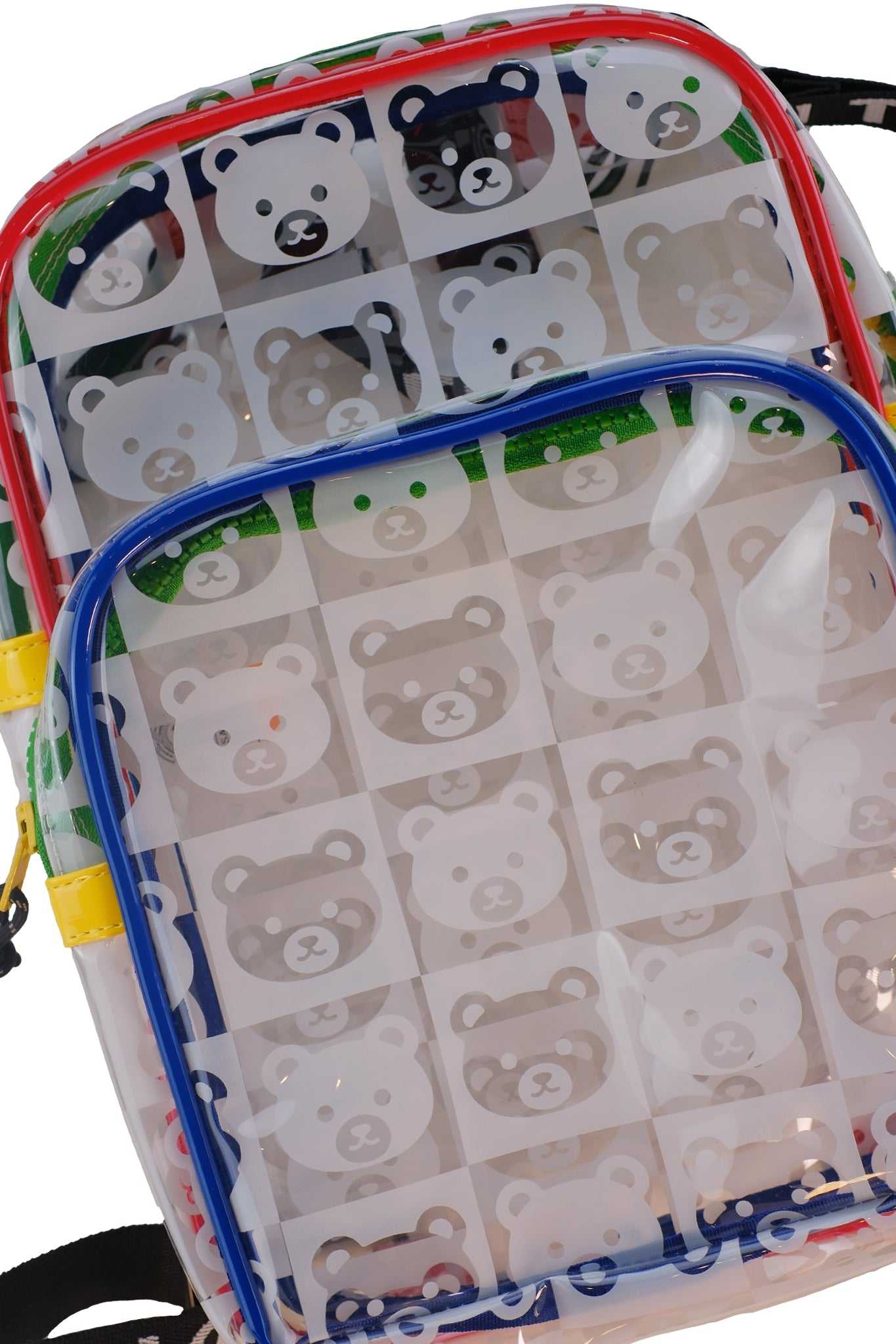 Clear Teddy Fresh Bear Check Clear Backpack | 1540BGSLD