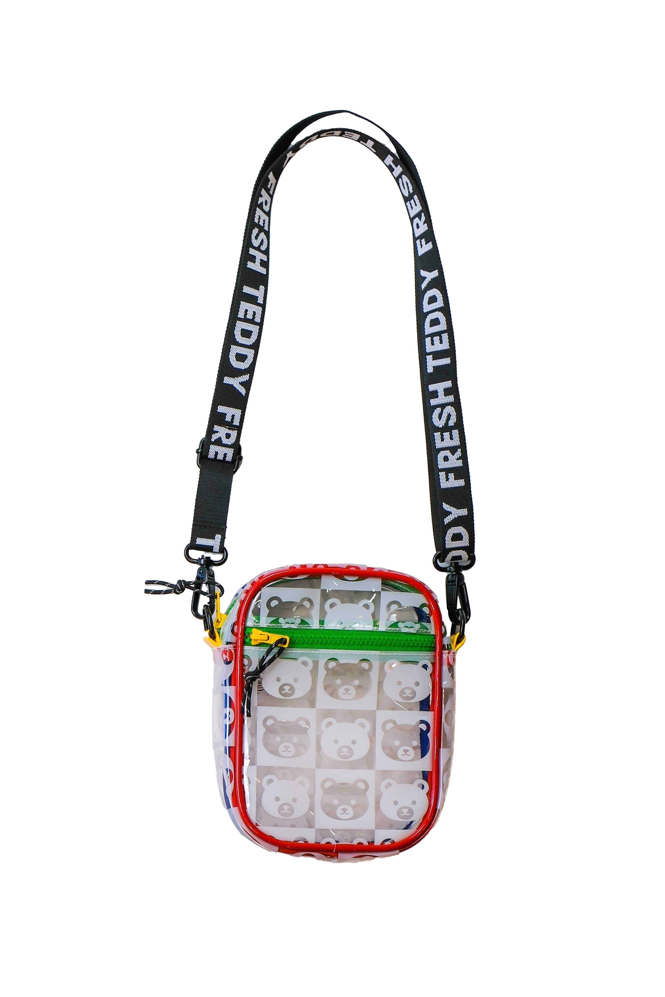 Clear Teddy Fresh Bear Check Clear Bag | 9245OVFKD