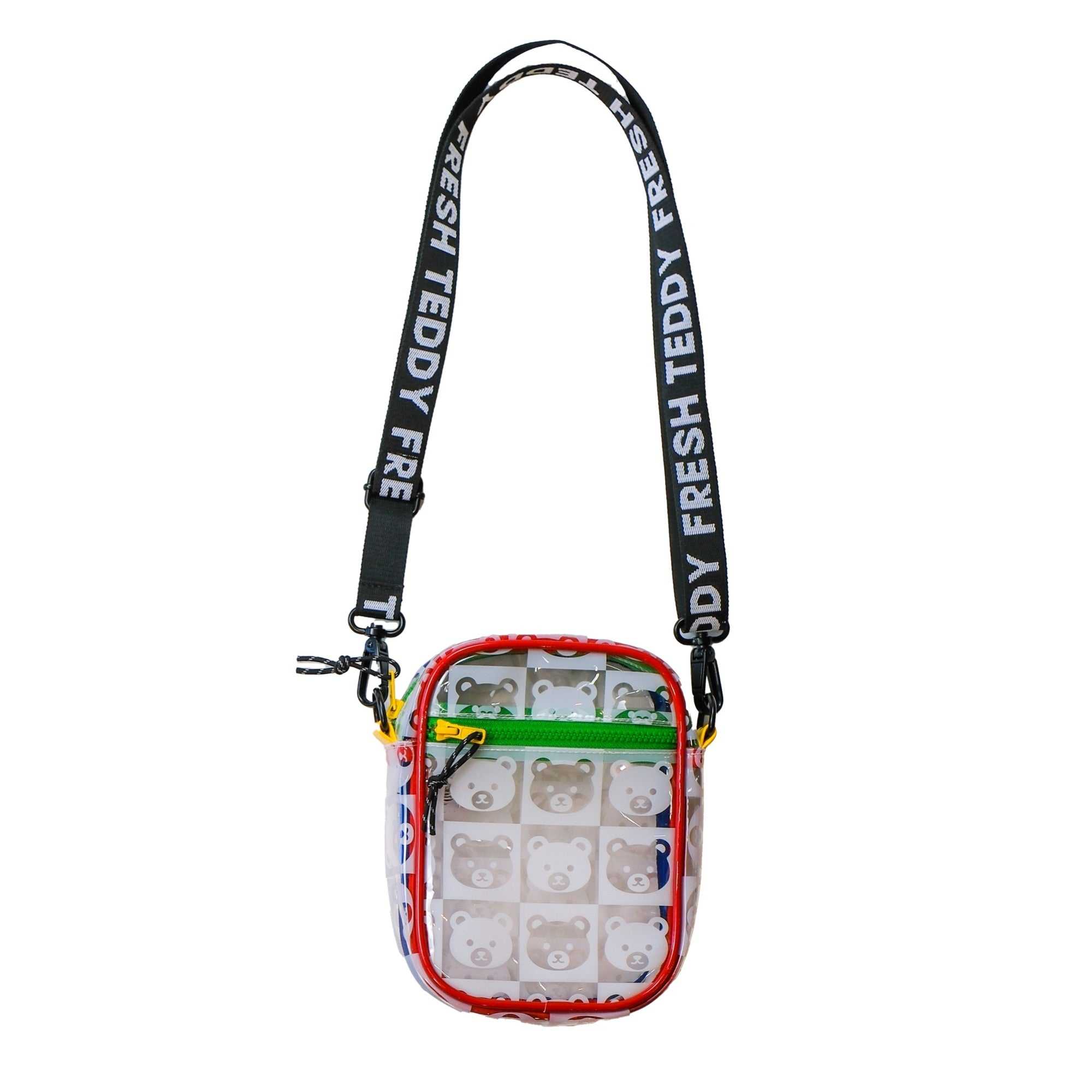 Clear Teddy Fresh Bear Check Clear Bag | 9245OVFKD