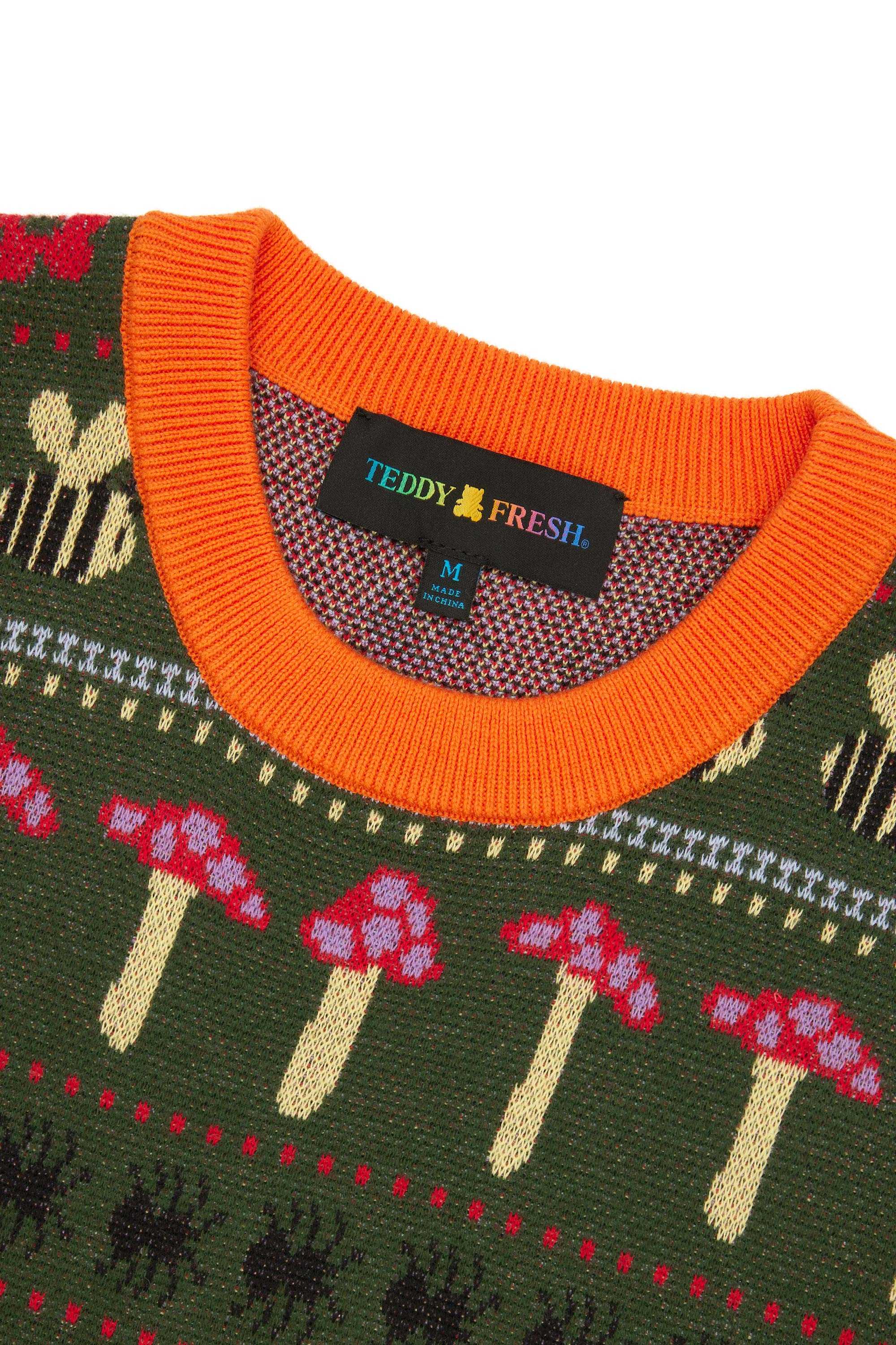 Green Multi Teddy Fresh In The Garden Sweater Vest | 4720NSVOA