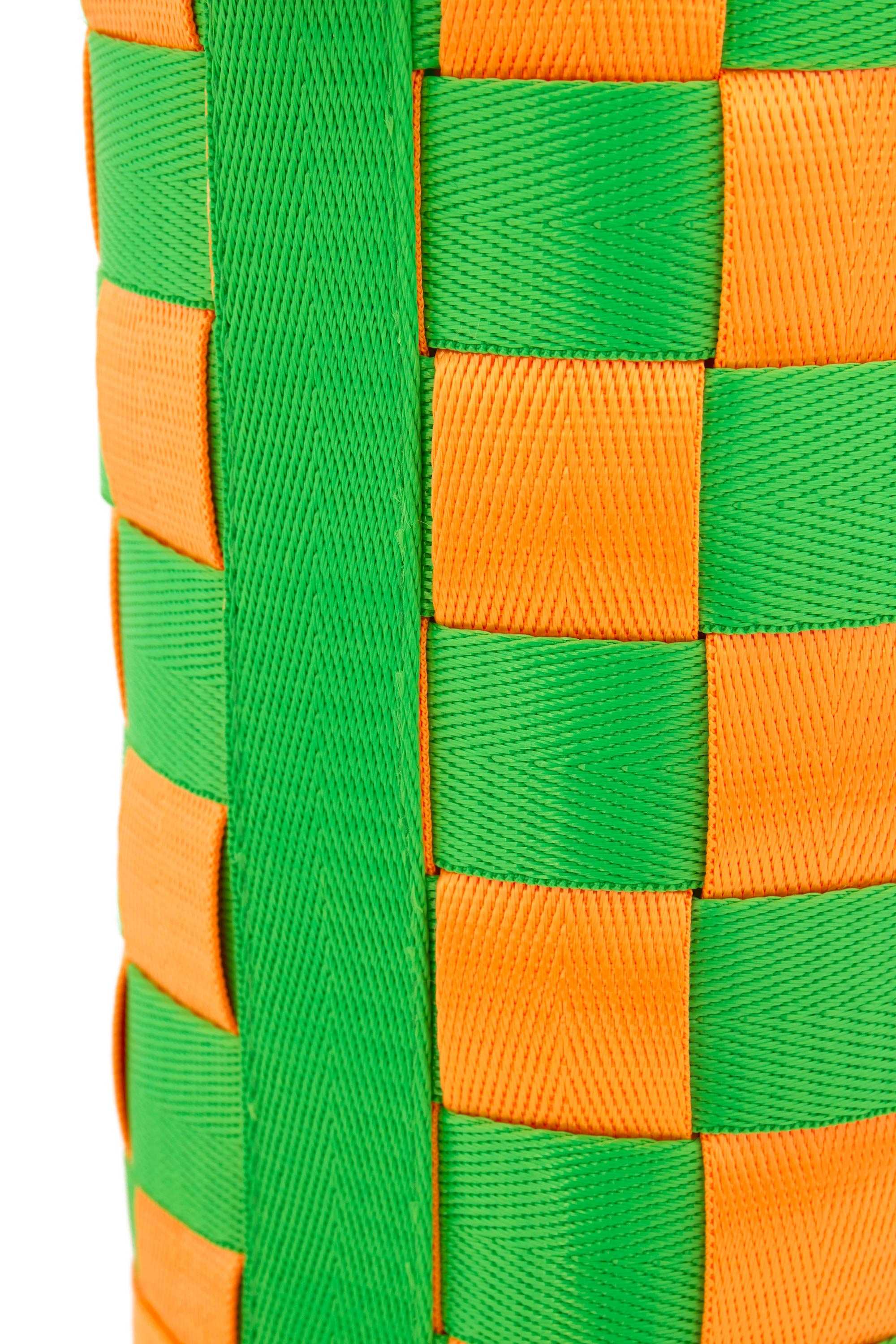 Green Multi Teddy Fresh Tape Weave Bottle Bag | 7234RMYKN