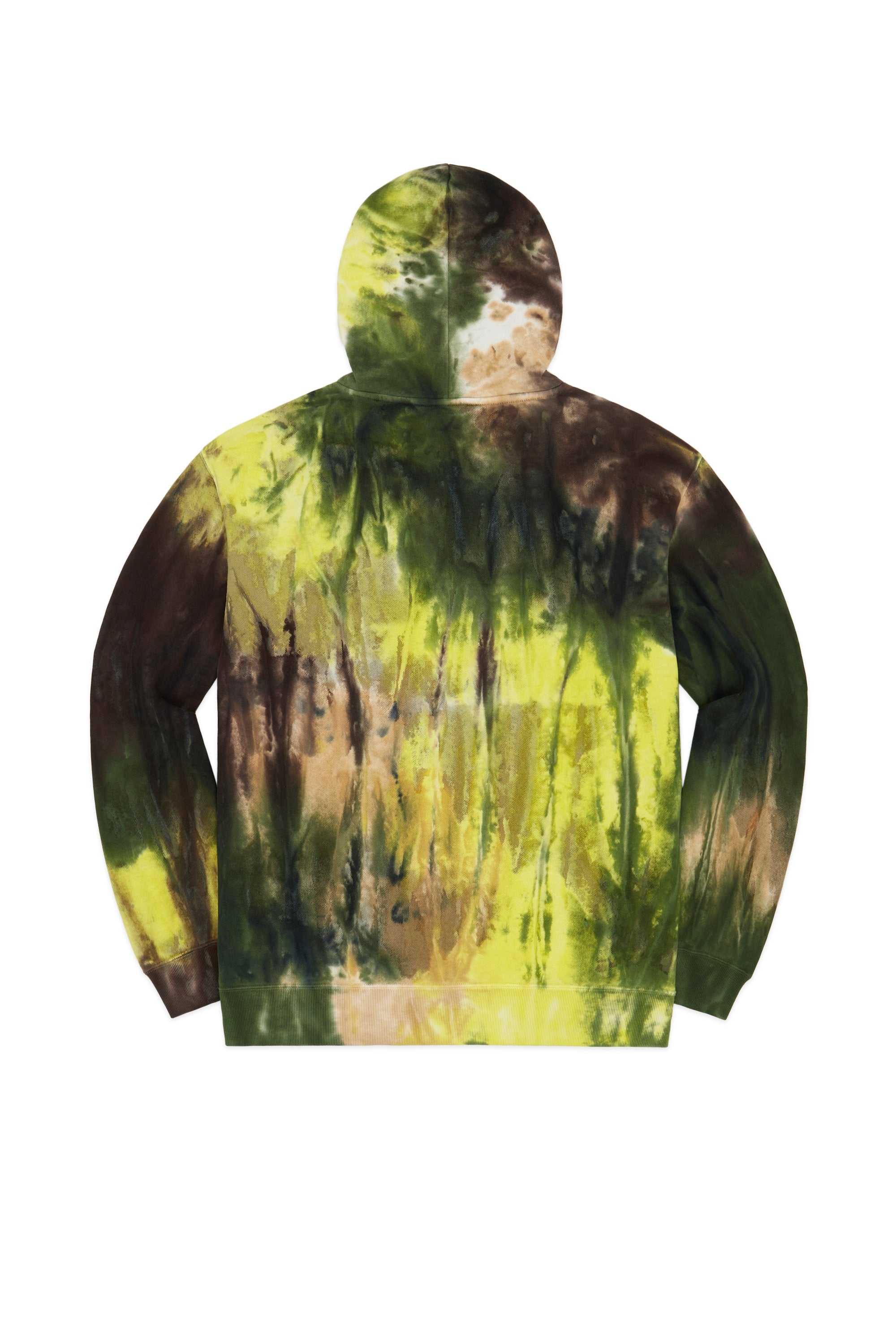 Green Teddy Fresh Ice Dye Hoodie | 4287CZHAO