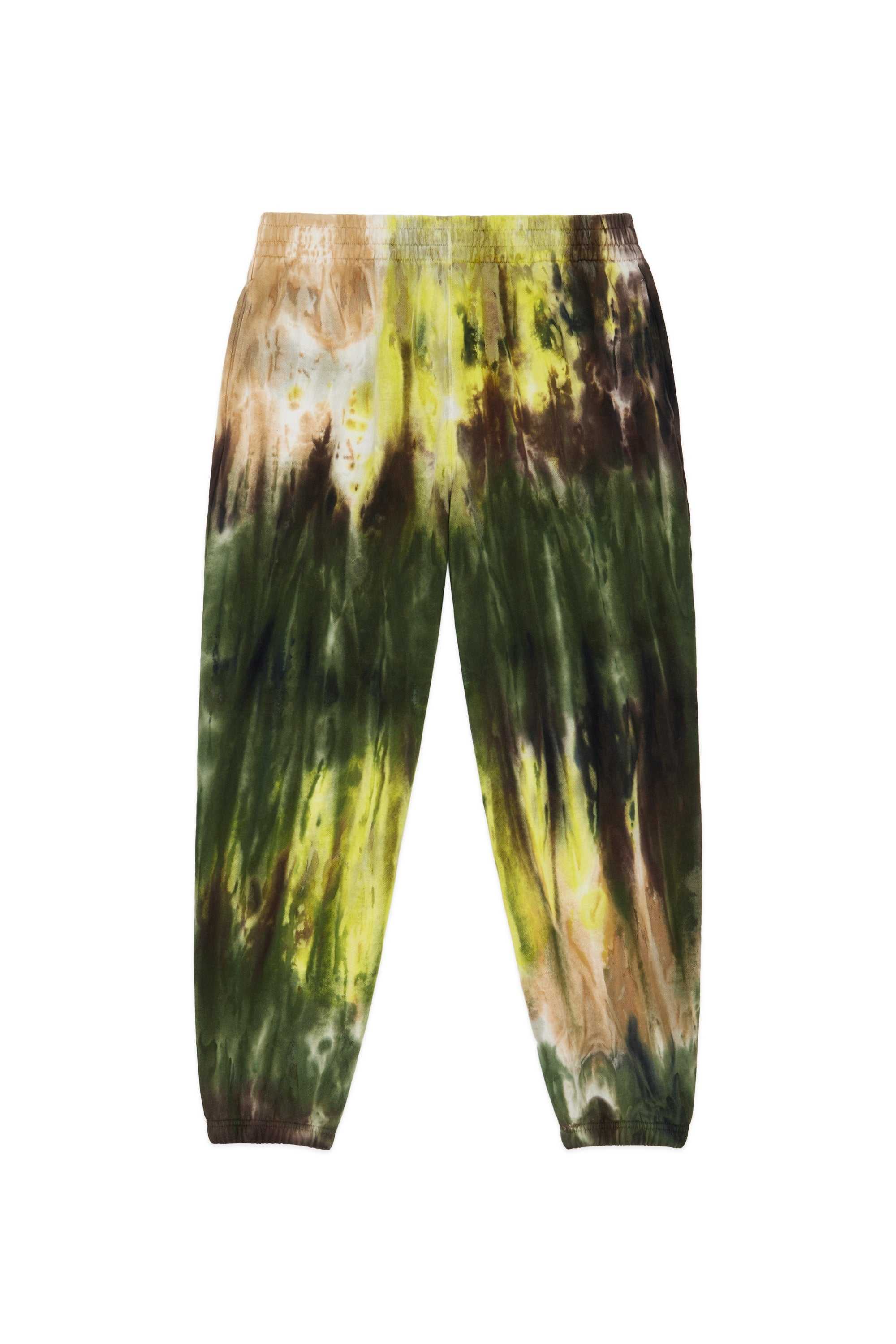 Green Teddy Fresh Ice Dye Sweatpants | 0745MKIJX