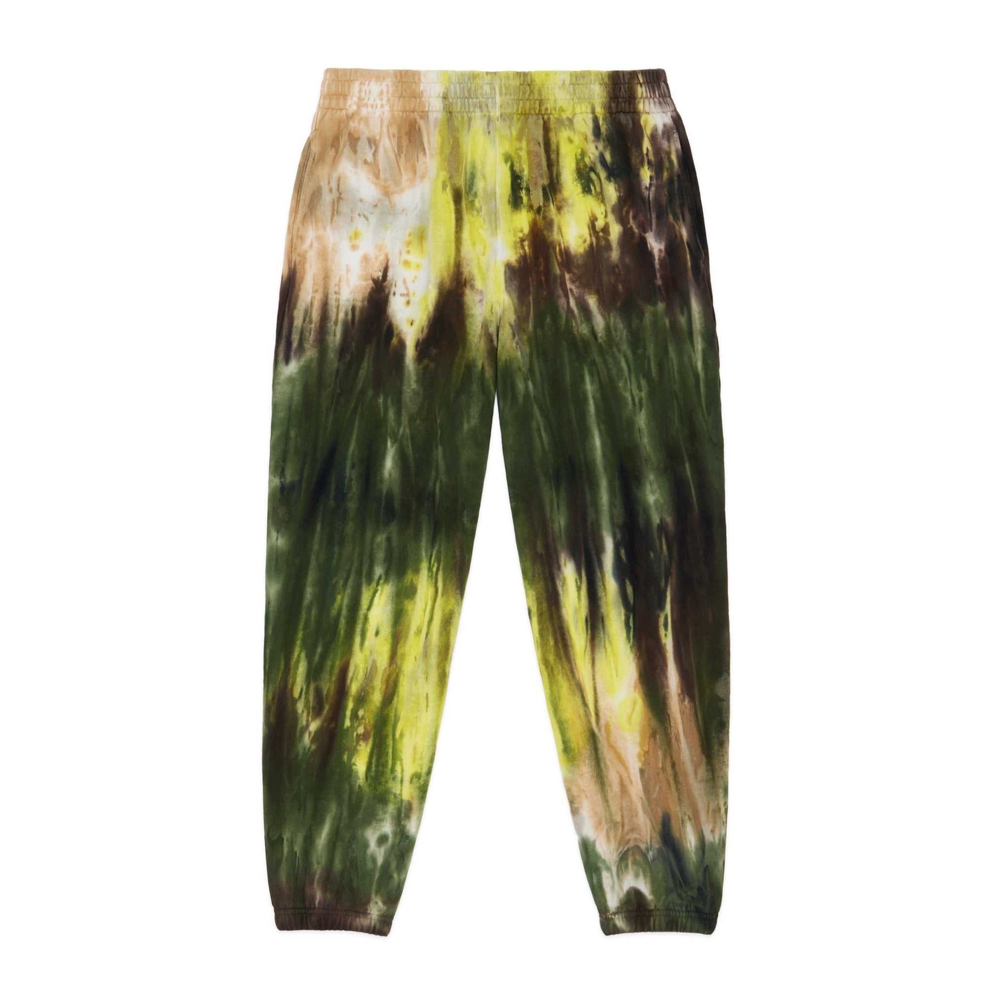 Green Teddy Fresh Ice Dye Sweatpants | 0745MKIJX