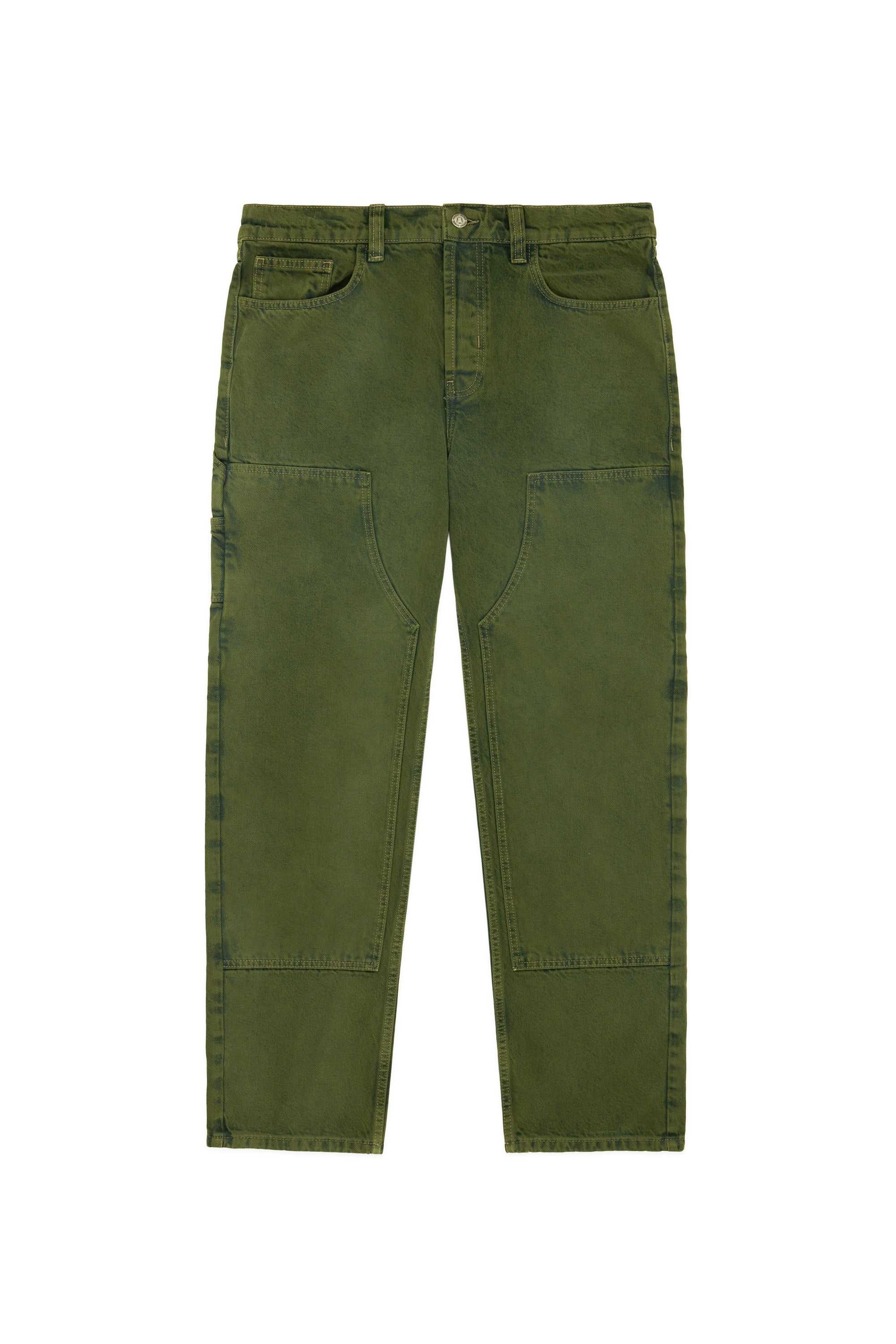 Green Teddy Fresh Overdye Pants | 1280QLDBK