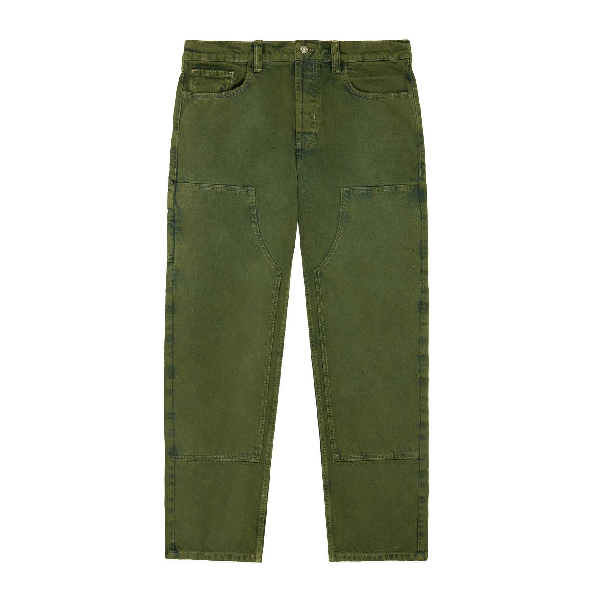 Green Teddy Fresh Overdye Pants | 1280QLDBK