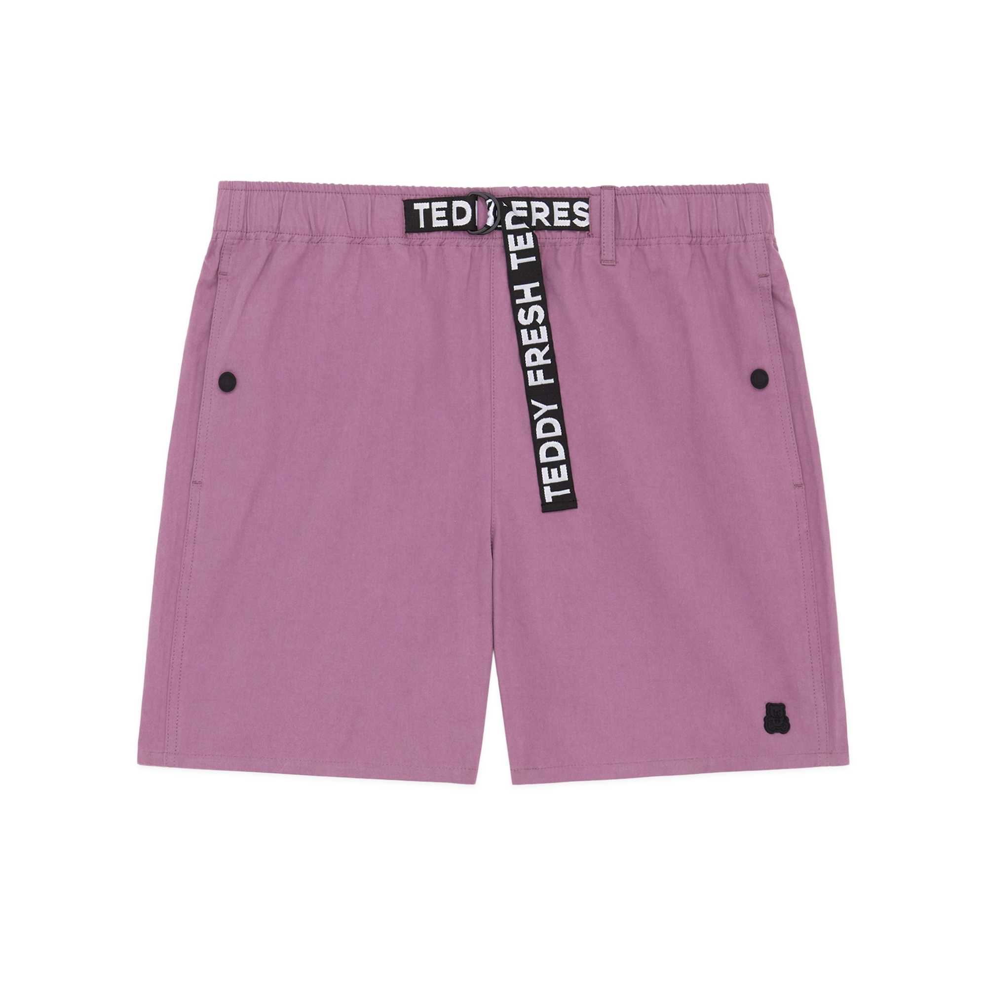 Green Teddy Fresh Webbing Belt Cotton Shorts | 2074BEGZI